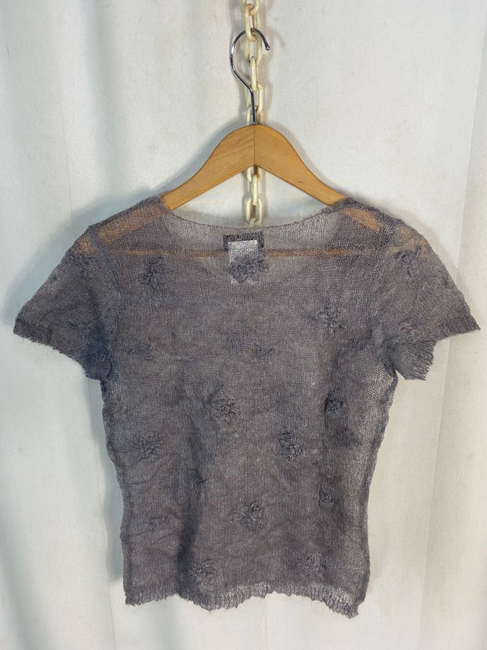 Japanese Brand Jusquà wool blouse shirt Size S / US 4 / IT 40 - 8 Thumbnail