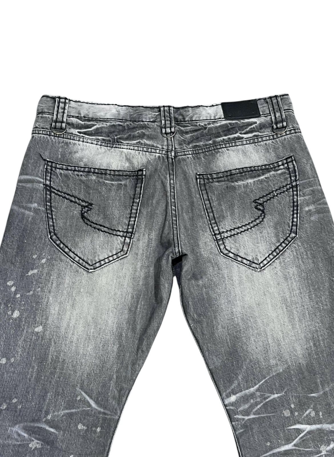 semanticdesign 🔥PUNK SEDITIONARIES Off-Black Mudmax Clawmark Curve Flare Size US 31 - 6 Thumbnail