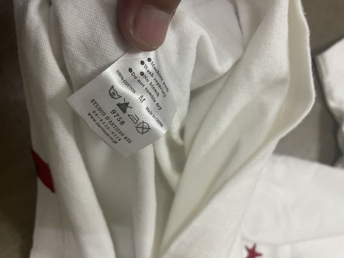 Studio D'Artisan Studio D’artisan Embroidered Tshirt Japanese Brand Size US M / EU 48-50 / 2 - 6 Thumbnail