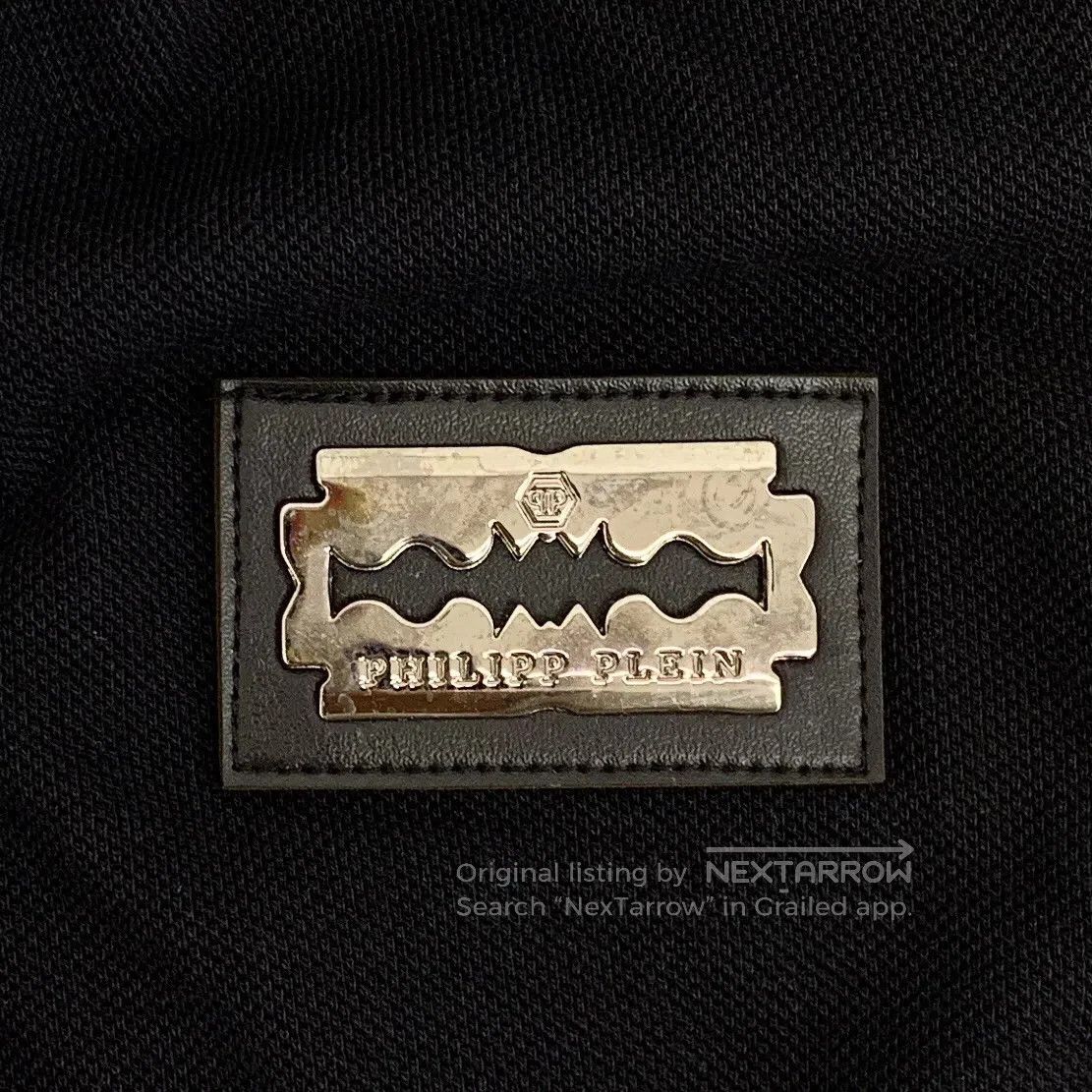 Philipp Plein Philipp Plein Black cotton short-sleeved polo shirt with m Size US L / EU 52-54 / 3 - 5 Thumbnail