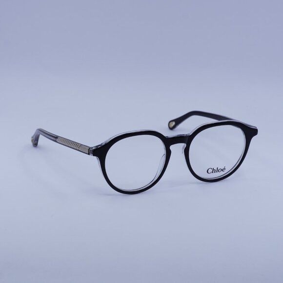 Chloe 🕶️ New Chloe CH0012O 007 Eyeglasses - Black Frame 50mm Size ONE SIZE - 5 Thumbnail