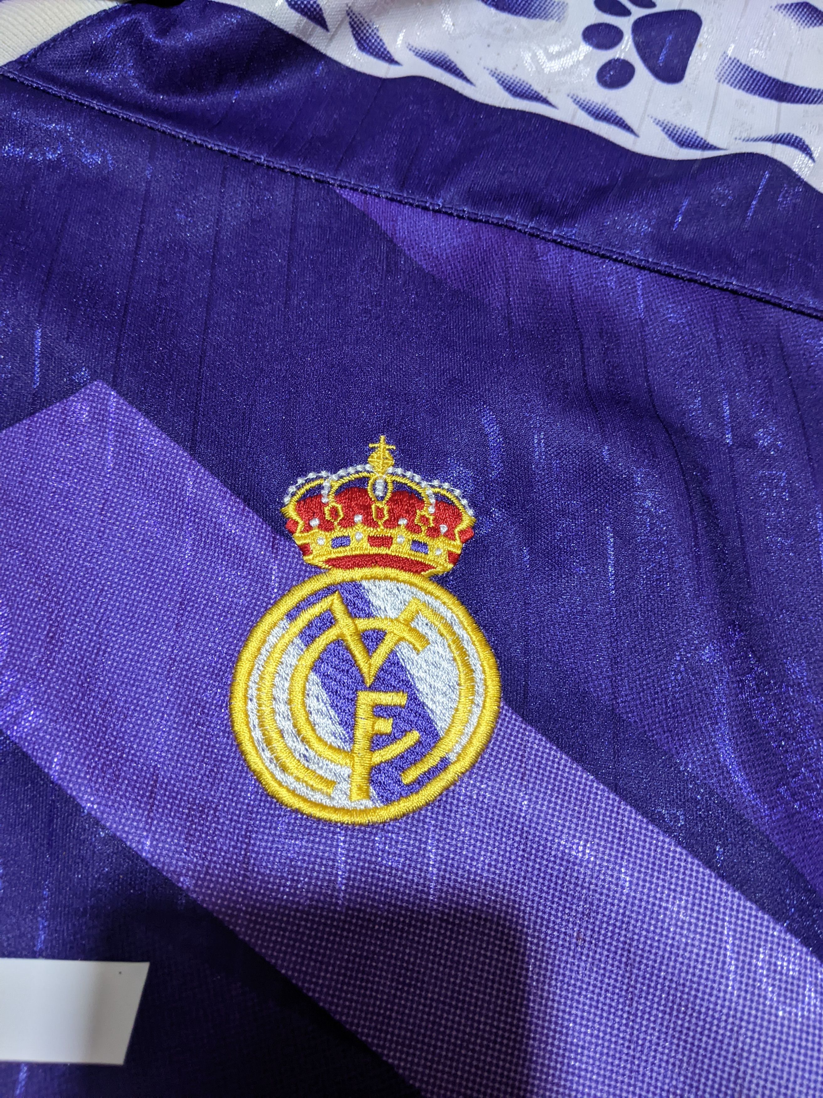 Vintage Kelme REAL MADRID 1996 away Jersey football shirt Size US XL / EU 56 / 4 - 5 Thumbnail