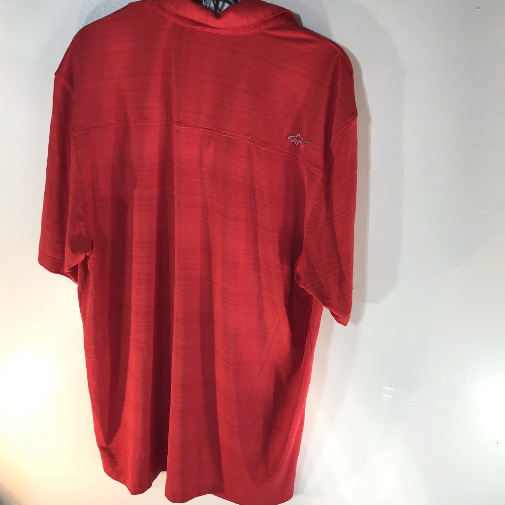 Vintage Greg Norman Play Dry Shirt Mens XL Red Striped 1/4 Button X-Soft Golf Size US XL / EU 56 / 4 - 3 Thumbnail