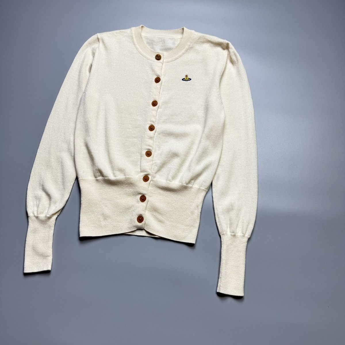 Vivienne Westwood Vivienne Westwood - Bea Cropped In Cream Cardigan Size S / US 4 / IT 40 - 2 Thumbnail