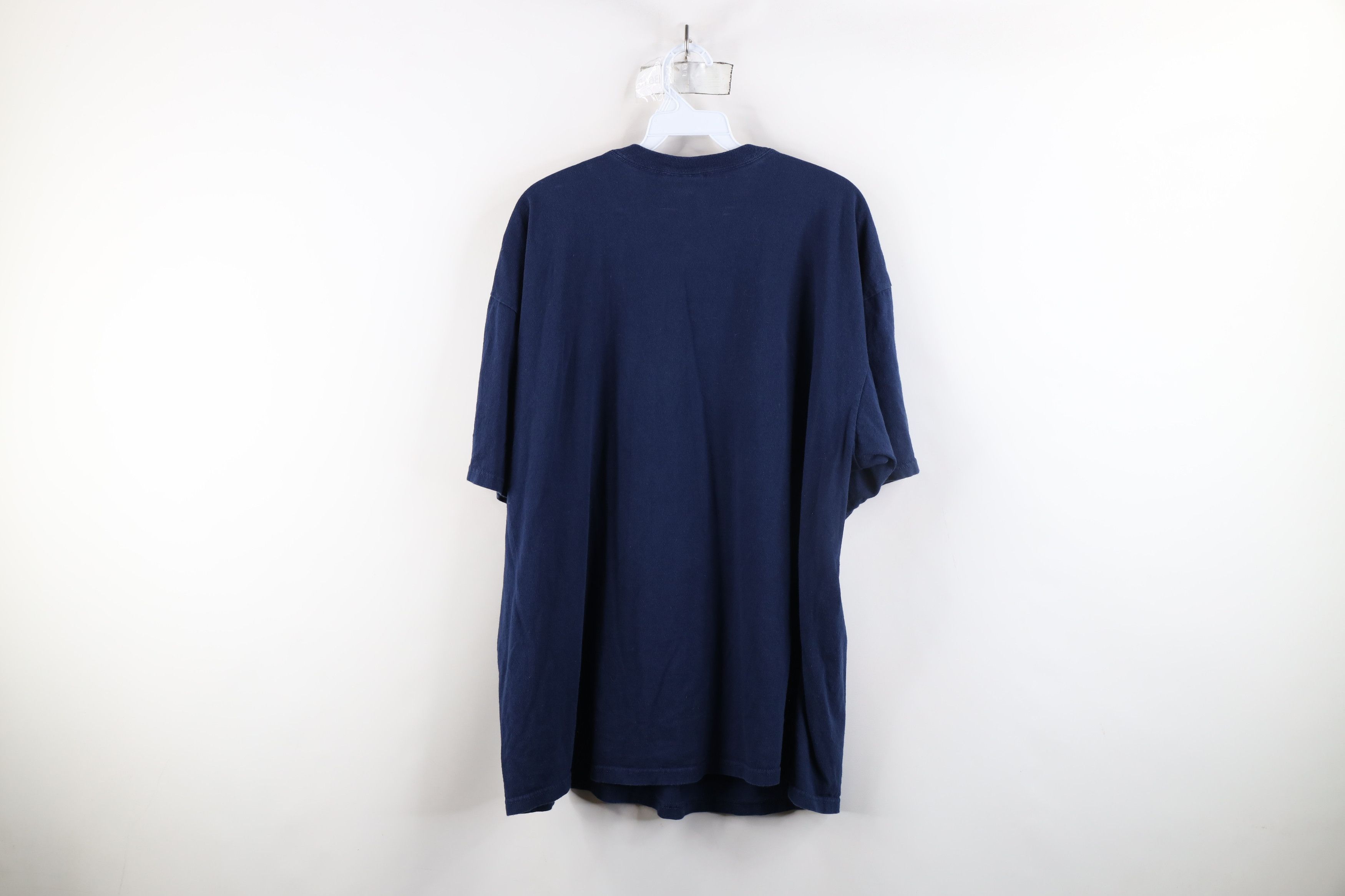 Nike × Vintage Vintage Nike Swoosh University of Michigan T-Shirt Blue Size US XL / EU 56 / 4 - 11 Thumbnail
