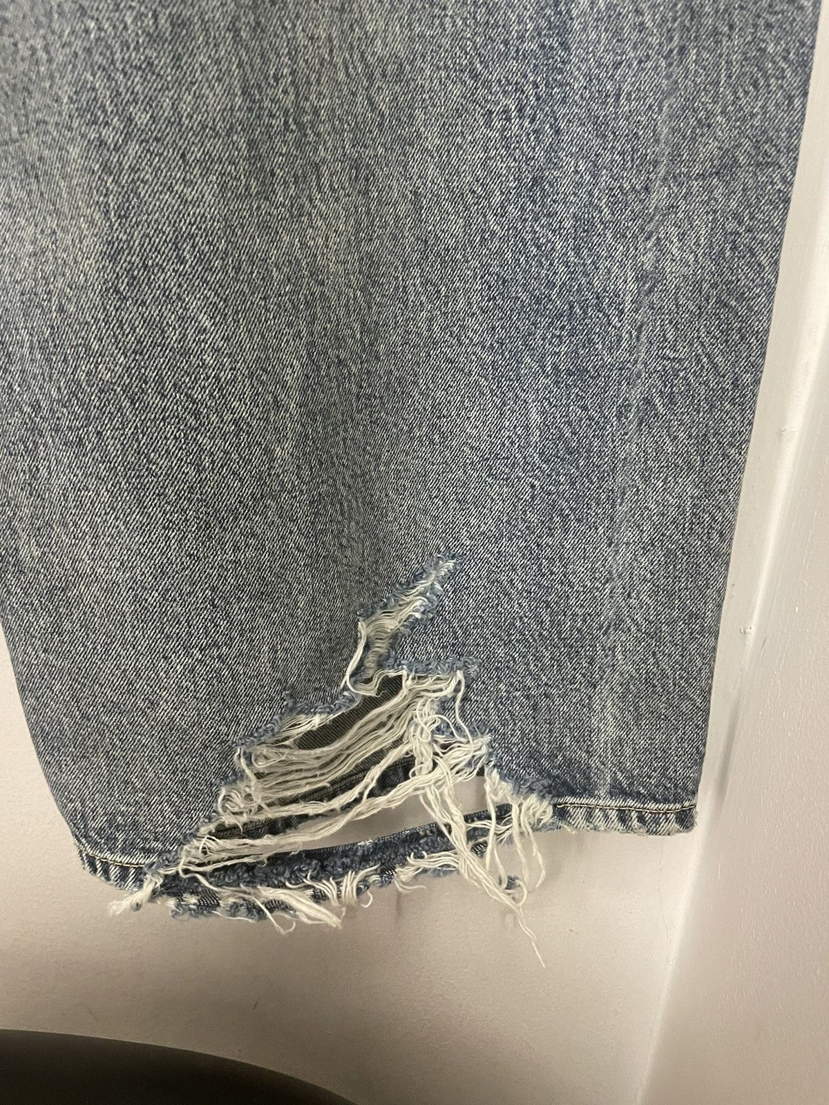 Balenciaga Patched sweatpants in light blue Size US 31 - 9 Thumbnail