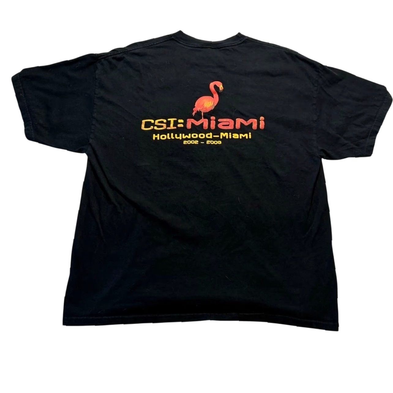 Hanes Rare CSI Miami Crew Member T-Shirt XL TV Show Memorabilia Collectible 2000s Y2K Size US XL / EU 56 / 4 - 2 Thumbnail