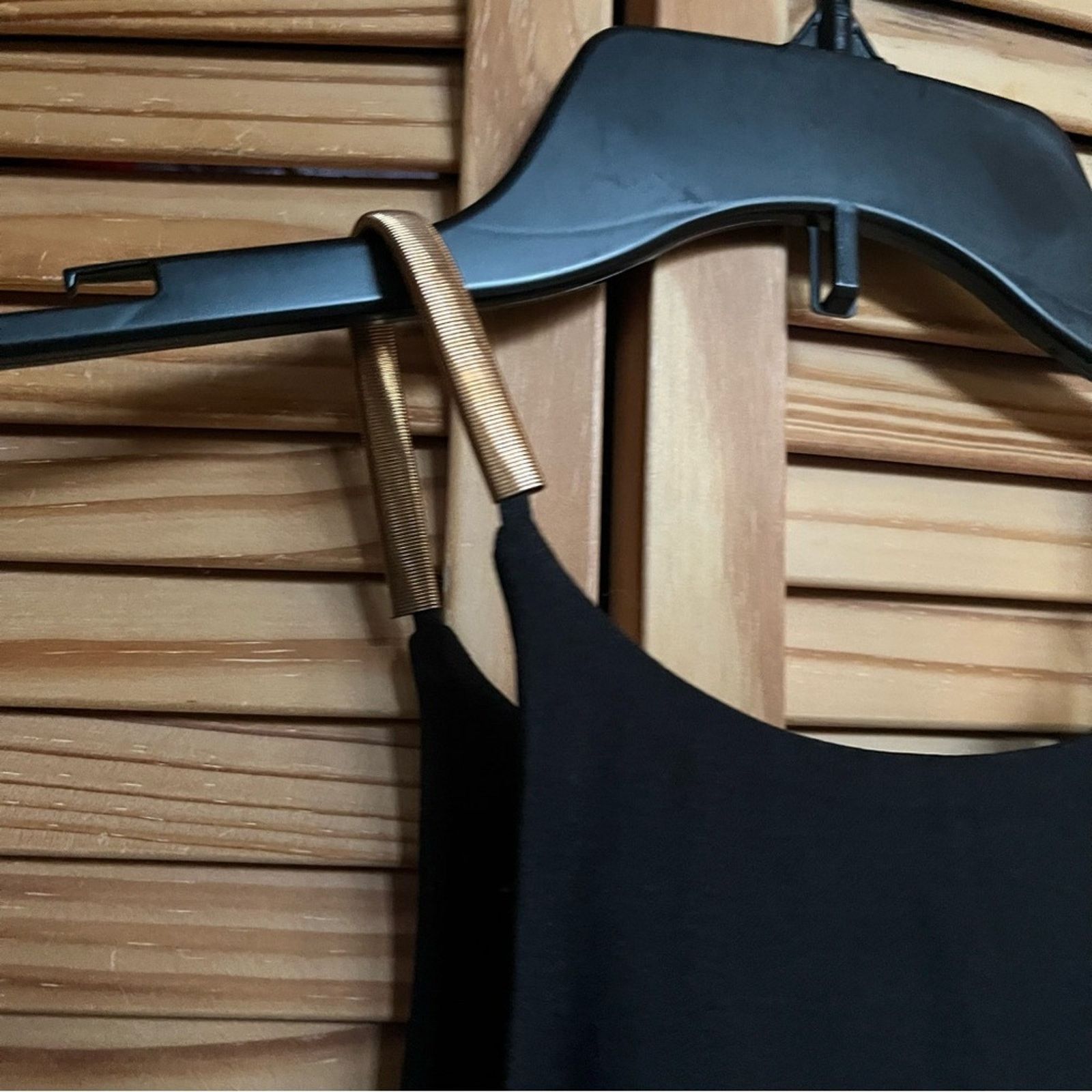 Other By The Way Black Mini Dress Size Small Metal Straps Size S / US 4 / IT 40 - 3 Thumbnail