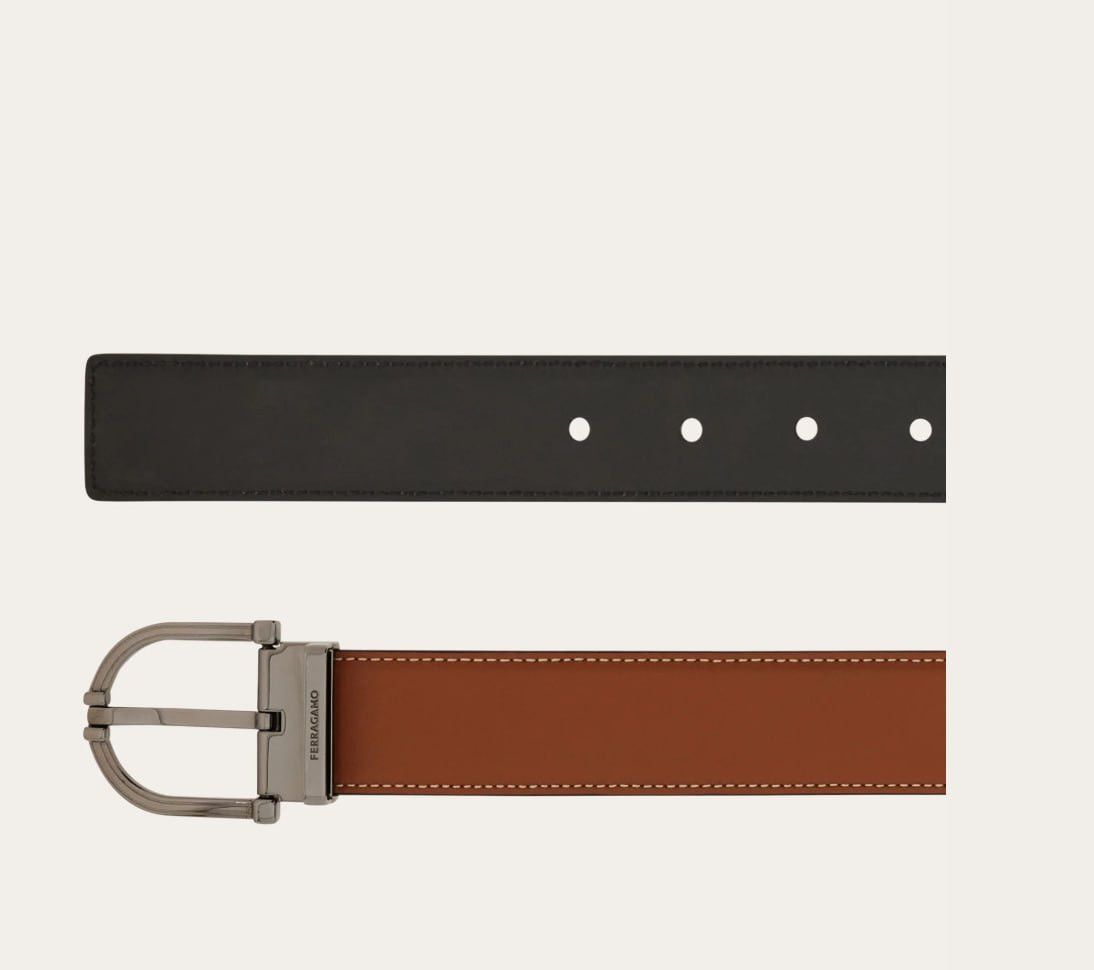 Salvatore Ferragamo Reversible and adjustable belt Ferragamo (male) Size 42 - 3 Thumbnail