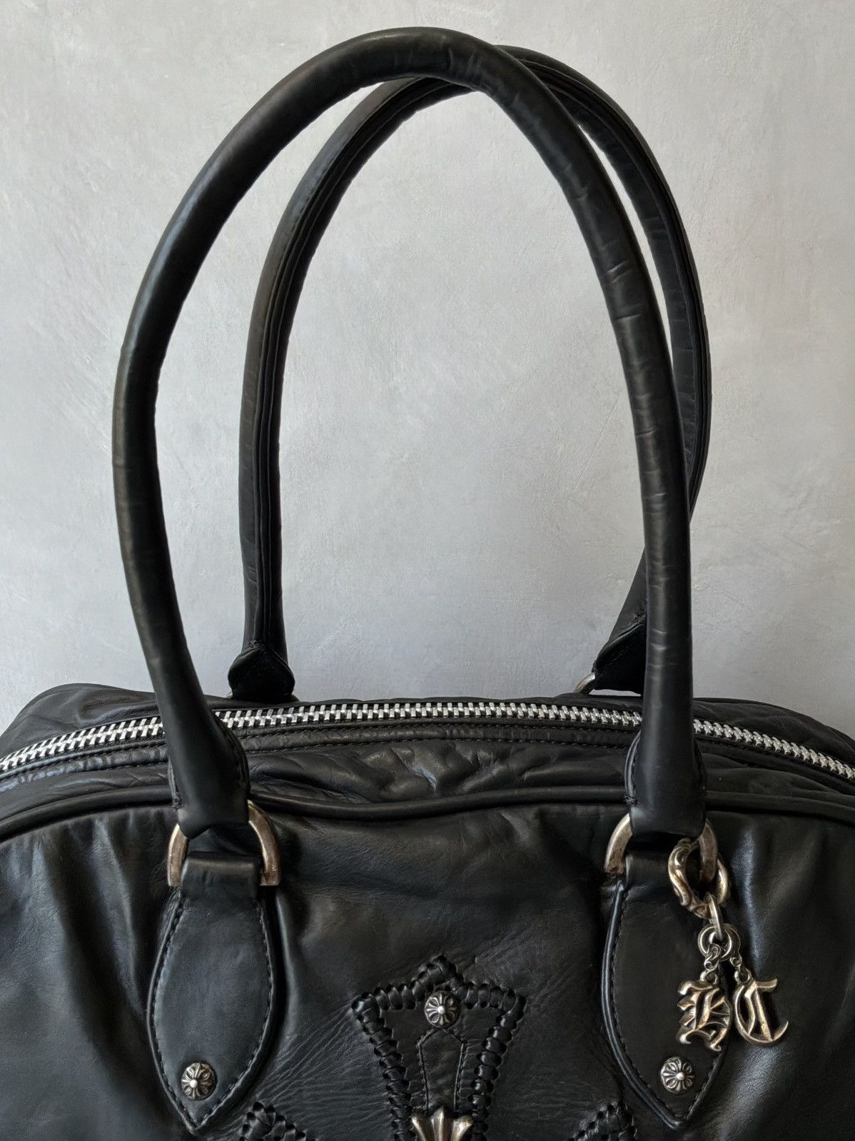 Chrome Hearts 90s Chrome Hearts - Cross Patch & Embellished 925 Bowler Bag Size ONE SIZE - 5 Thumbnail