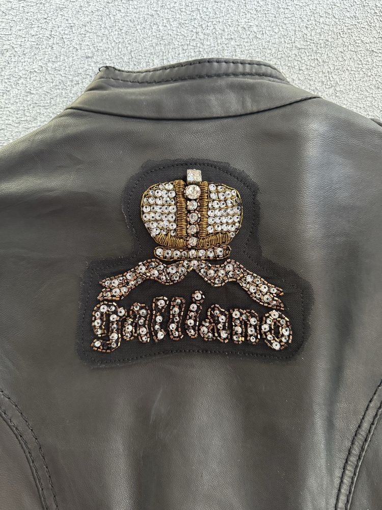 John Galliano John Galliano Leather Jacket Size S / US 4 / IT 40 - 1 Thumbnail