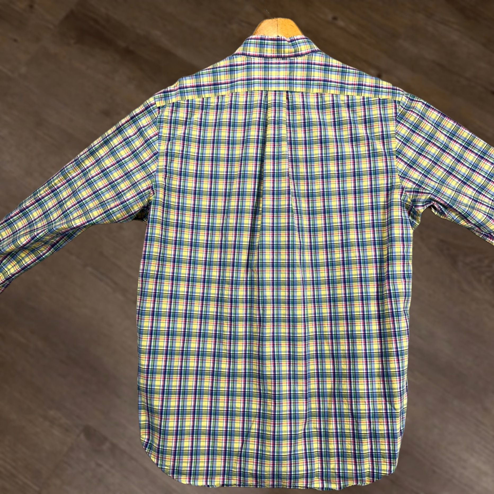Ralph Lauren Ralph Lauren Button-Up Shirt Mens Large Multi Plaid Long Sleeve Pony Tartan Plaid Cotton Casual Winter Accessories: Breathable, 44 inch Chest Size US L / EU 52-54 / 3 - 1 Thumbnail
