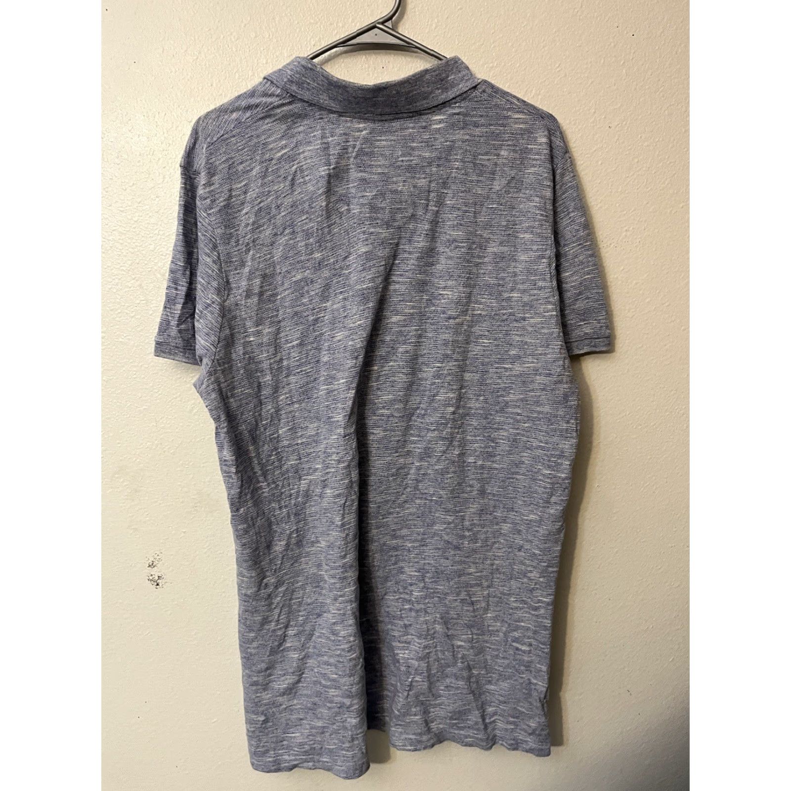 Lee LEE Polo Shirt Short Sleeve Regular Fit Blue Size Large Men Polo Size US L / EU 52-54 / 3 - 3 Thumbnail