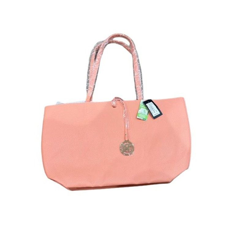 Badgley Mischka Badgley Mischka Chain Tote in “Coral” Vegan Leather Size ONE SIZE - 2 Thumbnail