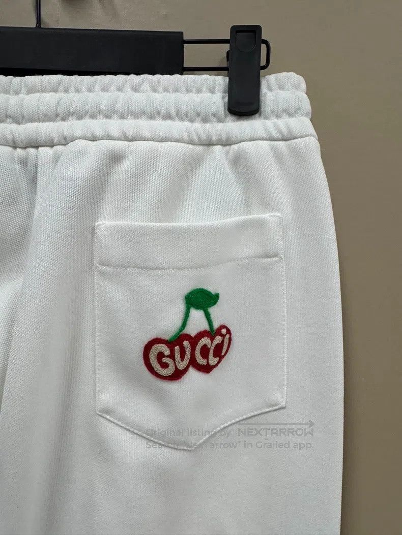 Other Gucci SizeXS Cherry embroidered school trousers, casual spo Size 42" / US 20 - 4 Thumbnail