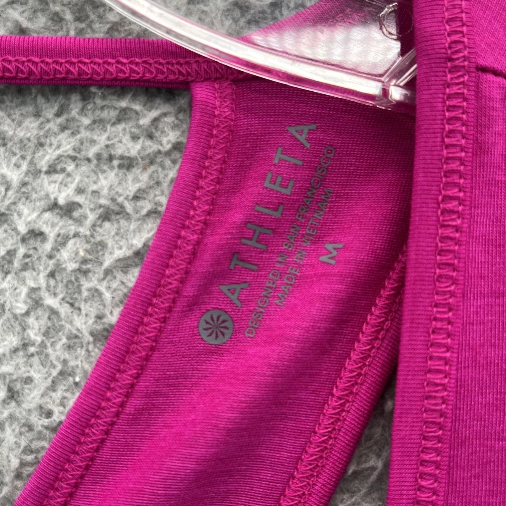 Athleta Athleta Tank Women M Magenta Cross Back Running Yoga Y2k Athleisure Gym Breathable Lightweight Size M / US 6-8 / IT 42-44 - 2 Thumbnail