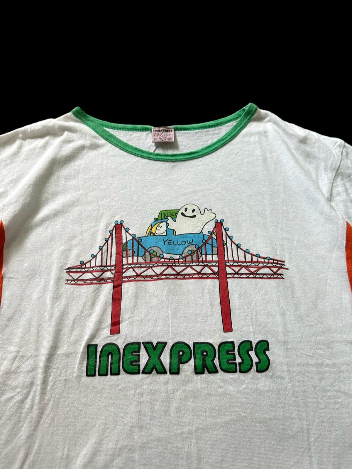 Vintage 1980s - IN ( I.N Express by Nobuo Ikeda ) Art promo tee Size US M / EU 48-50 / 2 - 4 Thumbnail