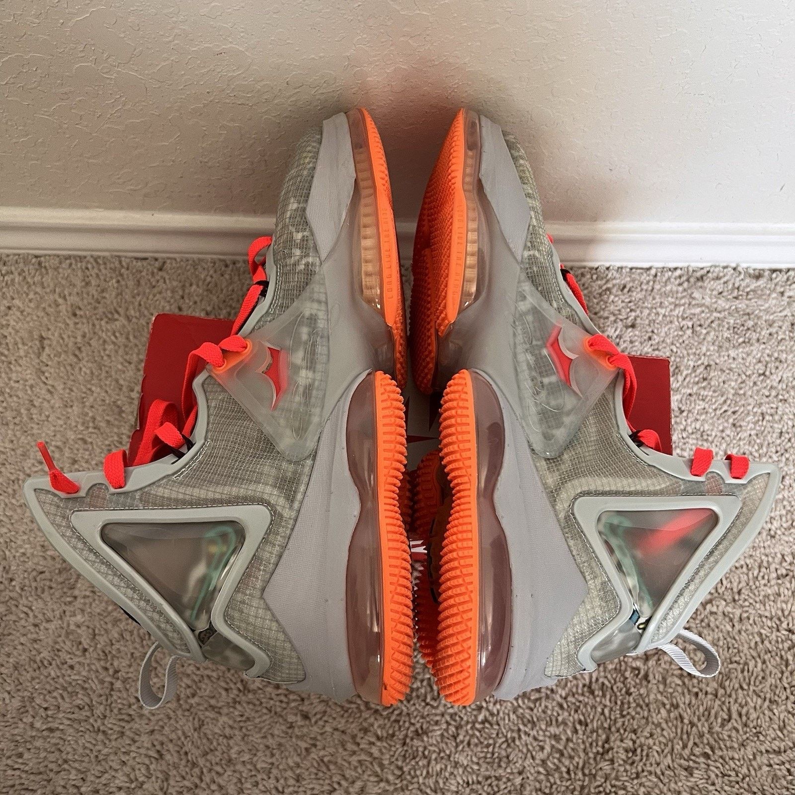 Nike Nike Lebron XIX 19 Fast Food Grey Fog Roma Green Size 12 New Size US 12 / EU 45 - 7 Thumbnail