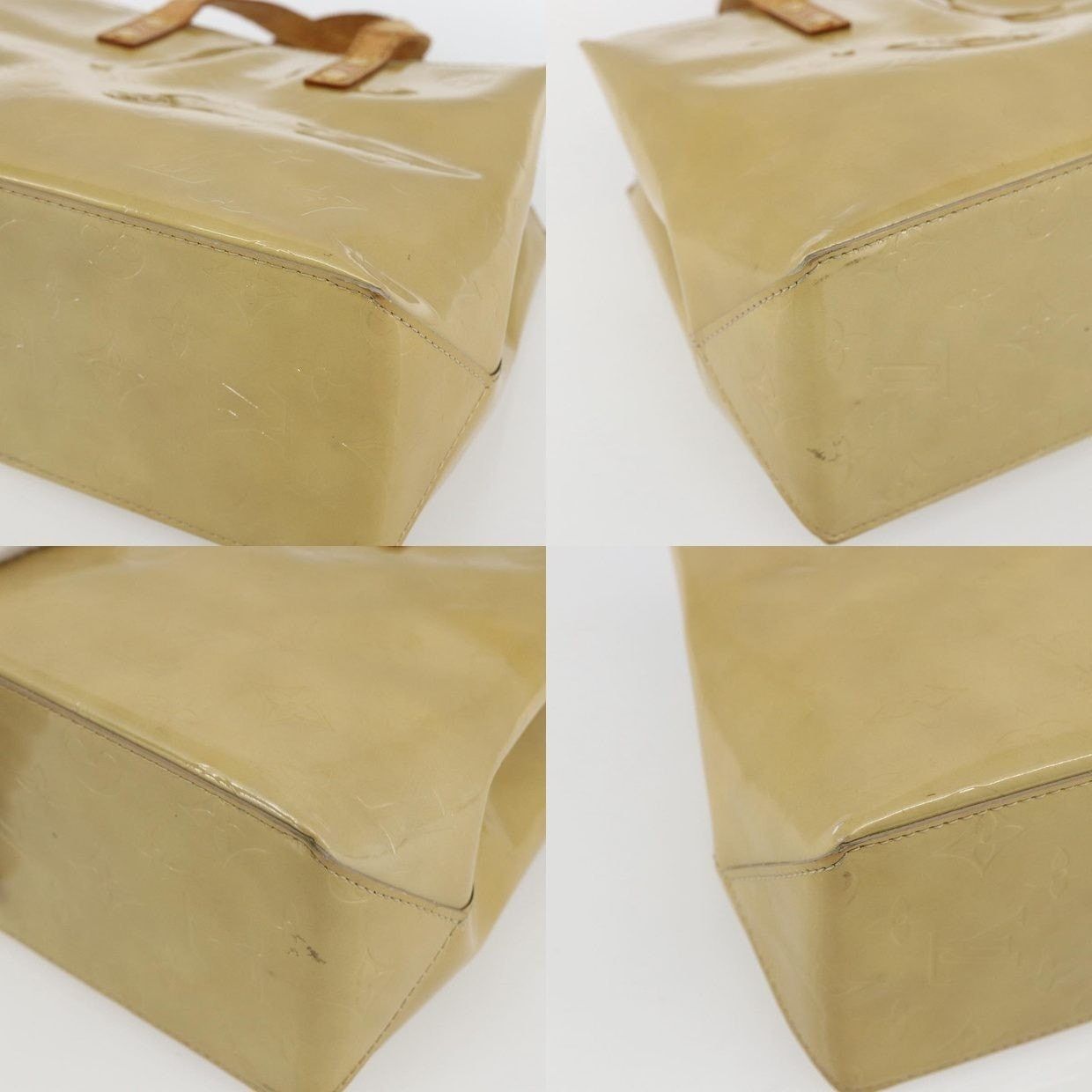 Louis Vuitton Louis Vuitton Monogram Vernis Reade PM Handbag Beige Size ONE SIZE - 9 Thumbnail