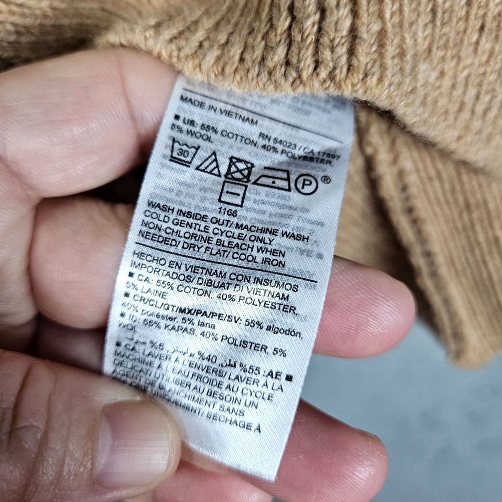 Old Navy Old Navy Women’s Tank V-Neck Beige Knit Sleeveless M Casual Basic All Seasons cotton blend sweater top Size M / US 6-8 / IT 42-44 - 4 Thumbnail