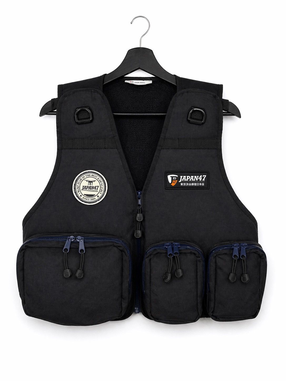 Japanese Brand Vintage Japan47 Tactical Utility Vest Nakane Multi Pocket Size US M / EU 48-50 / 2 - 1 Thumbnail