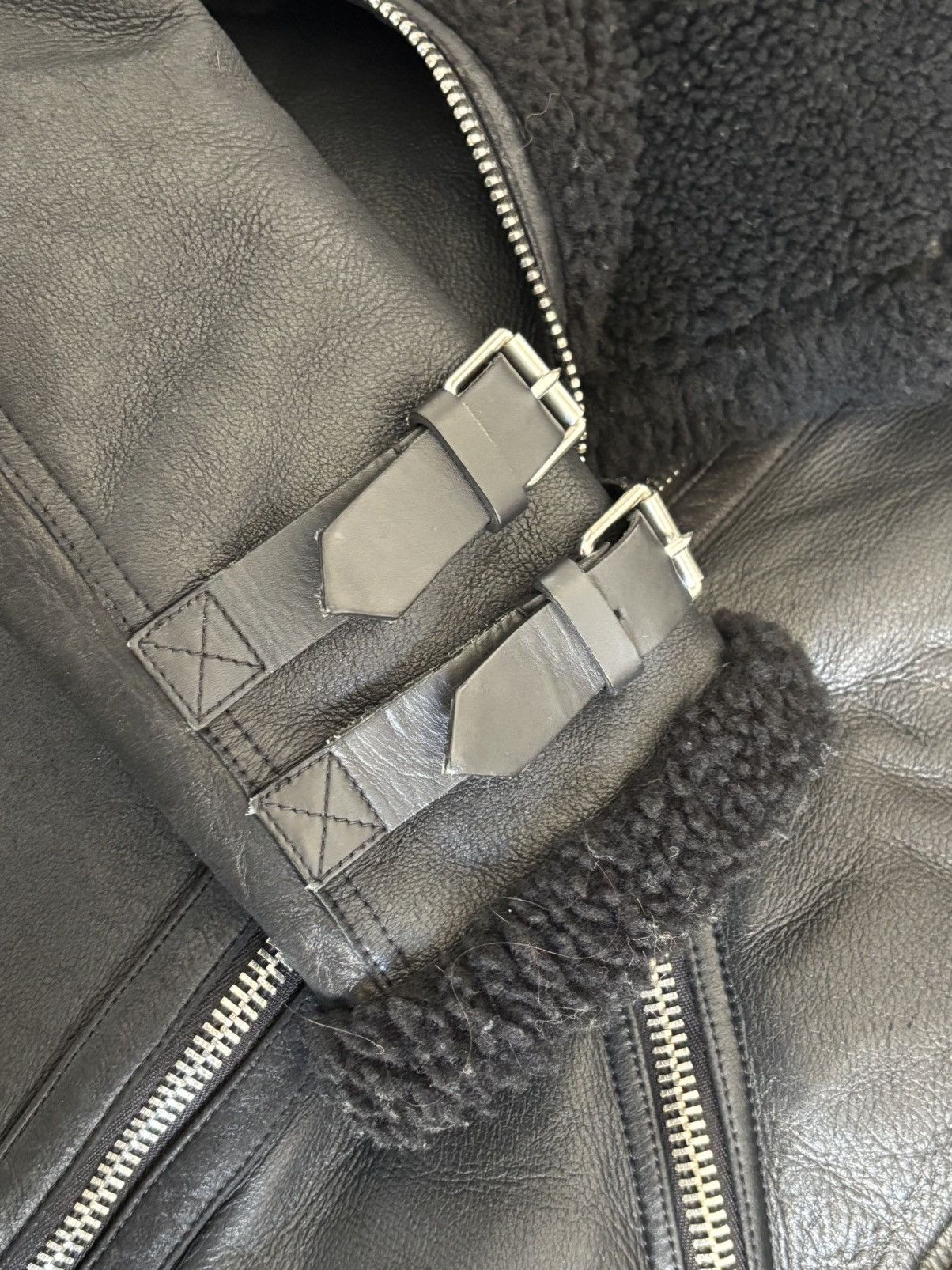 Acne Studios Acne Studios Shearling Leather Oversized Jacket Size XXS / US 00 / IT 34 - 8 Thumbnail