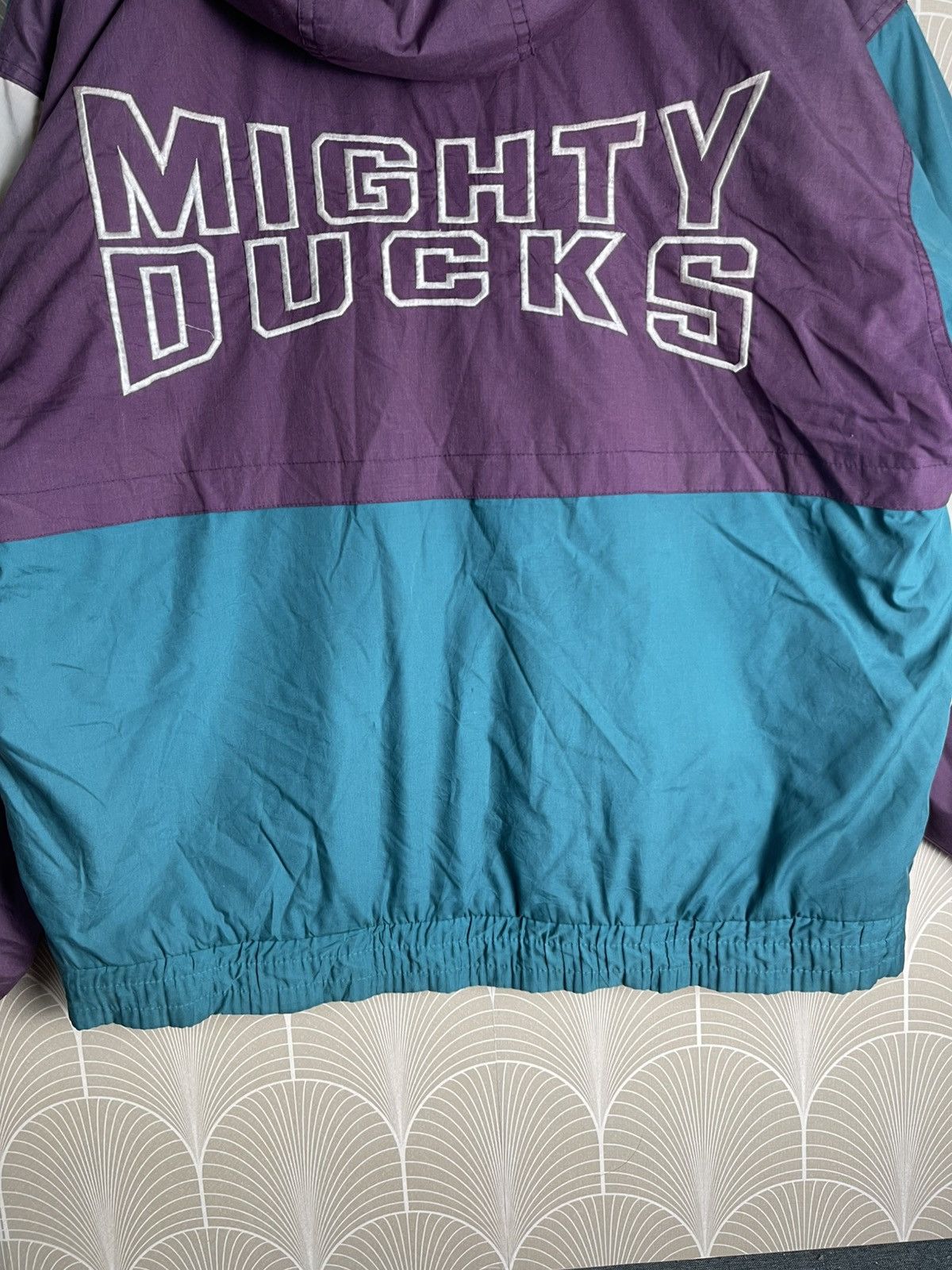 NHL 90s THE MIGHTY DUCKS HOODIE ZIPPER JACKET RARE Size US M / EU 48-50 / 2 - 14 Thumbnail