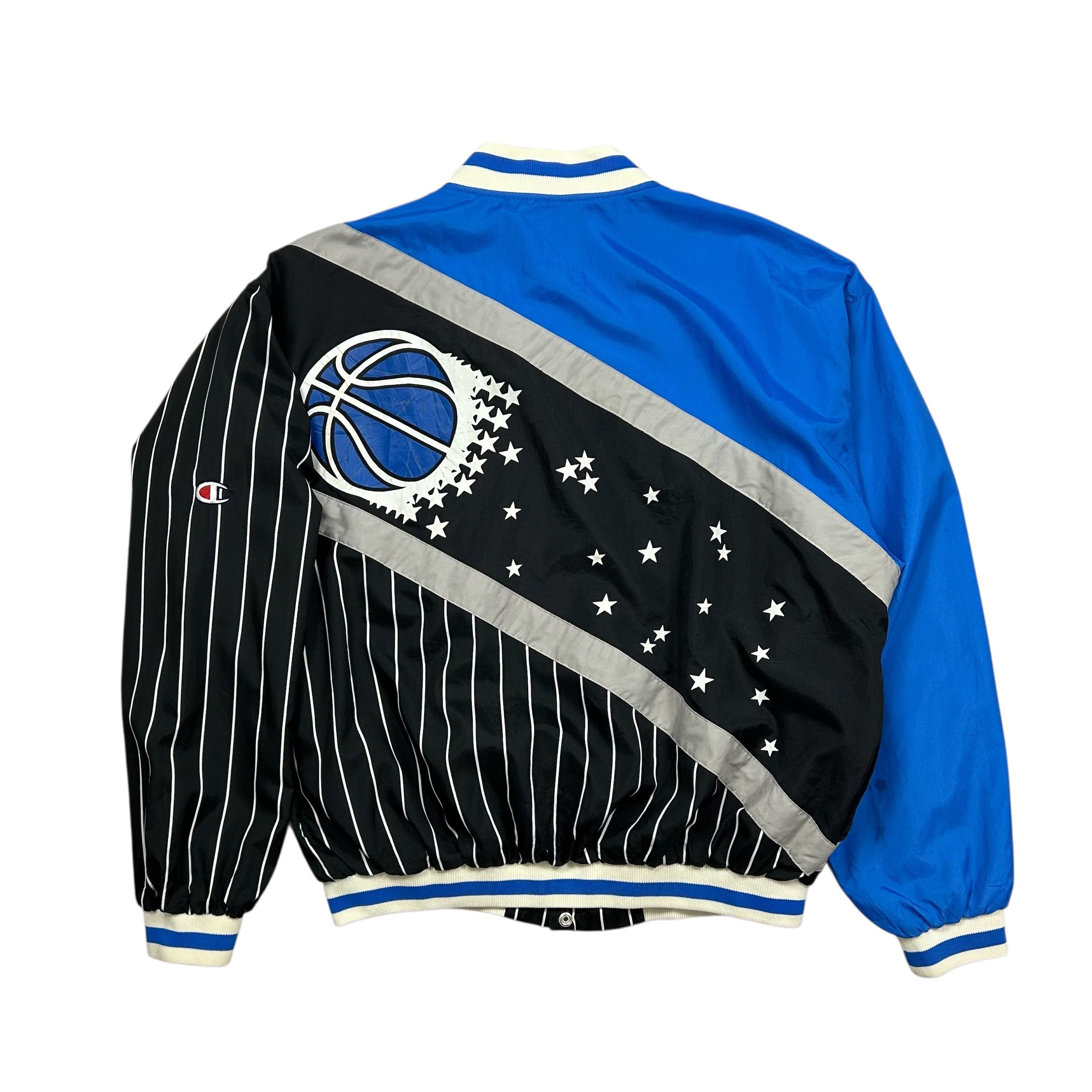 NBA VTG 90s ORLANDO MAGIC CHAMPION WARM UP JACKET SHOOTING Size US XL / EU 56 / 4 - 2 Thumbnail