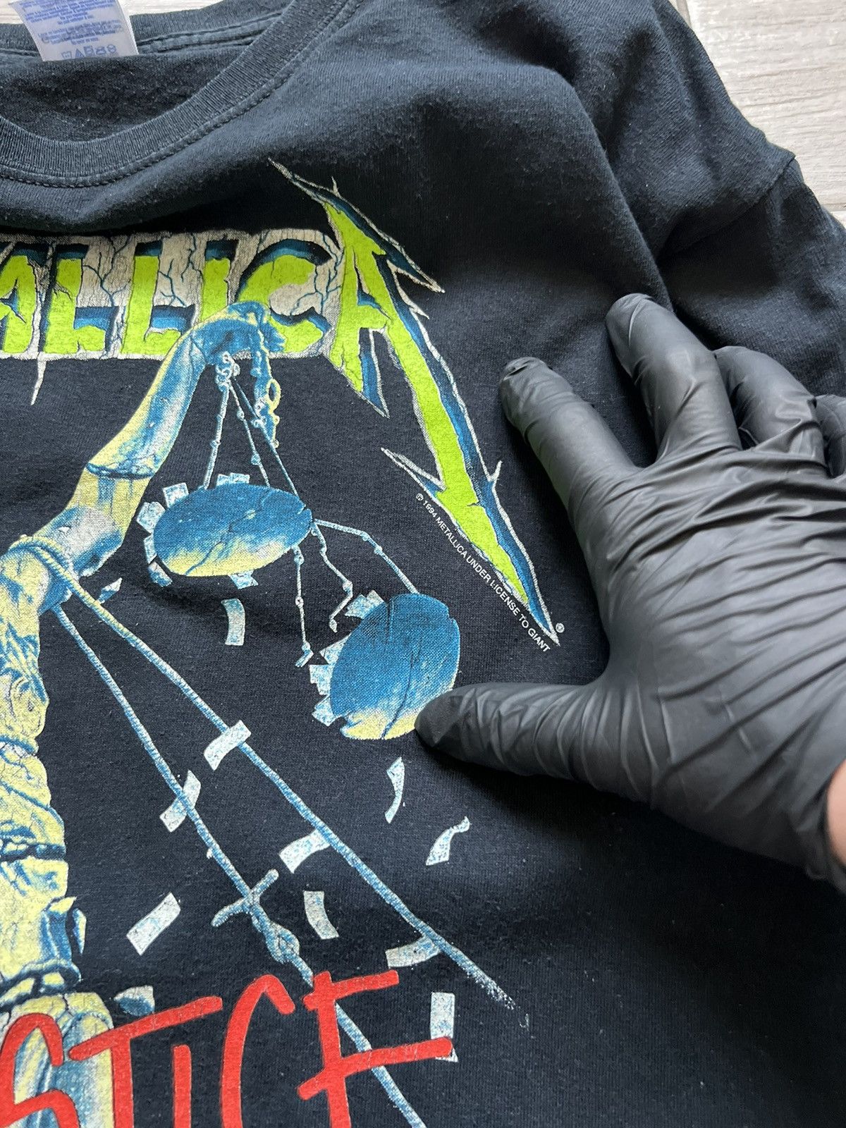 Band Tees Vintage Metallica And Justice For All From 2007 Size US L / EU 52-54 / 3 - 10 Thumbnail