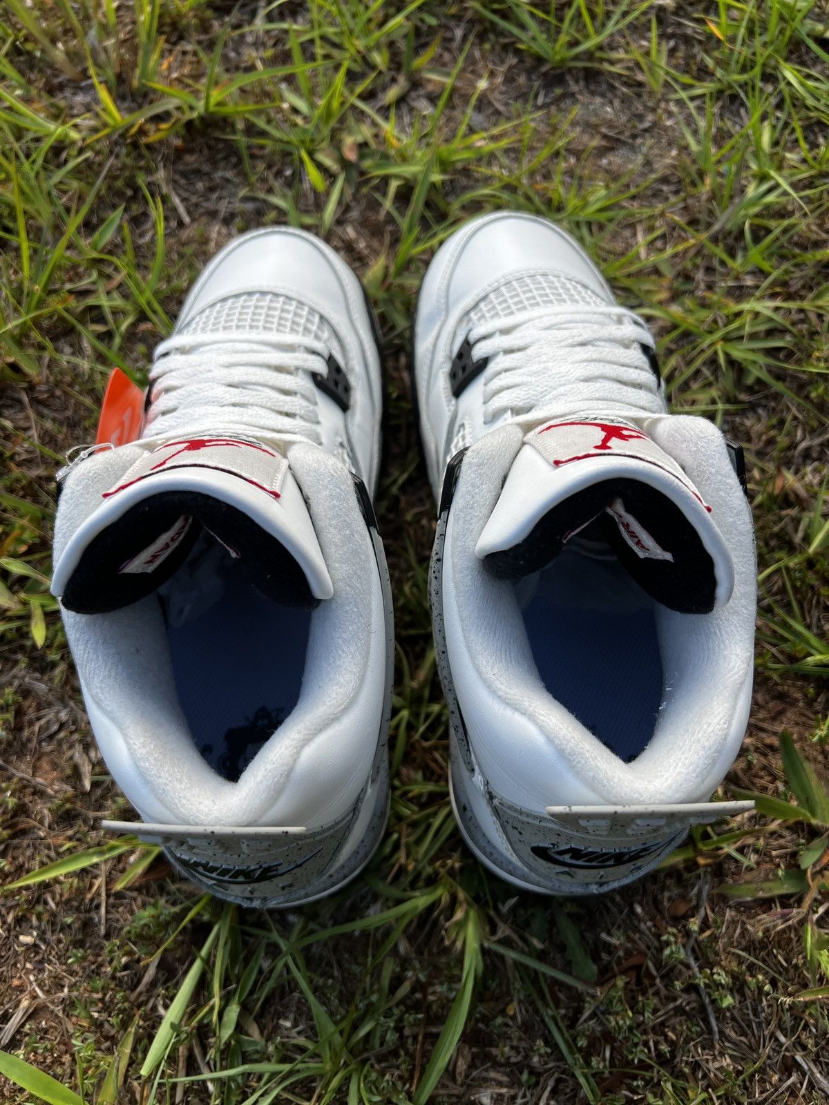 Jordan Brand CLEAN Air Jordan 4 size 7 Mens White Cement Retro 2025 shoes Size US 7 / EU 40 - 4 Thumbnail