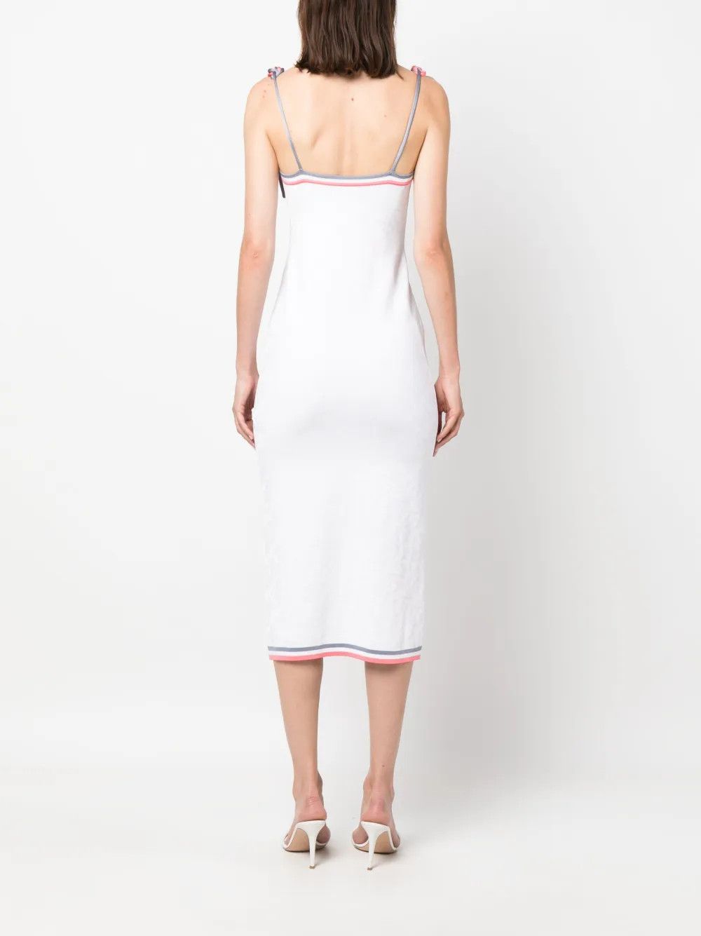 Fendi o1y0925 Midi Dress in Multicolor Size M / US 6-8 / IT 42-44 - 3 Thumbnail