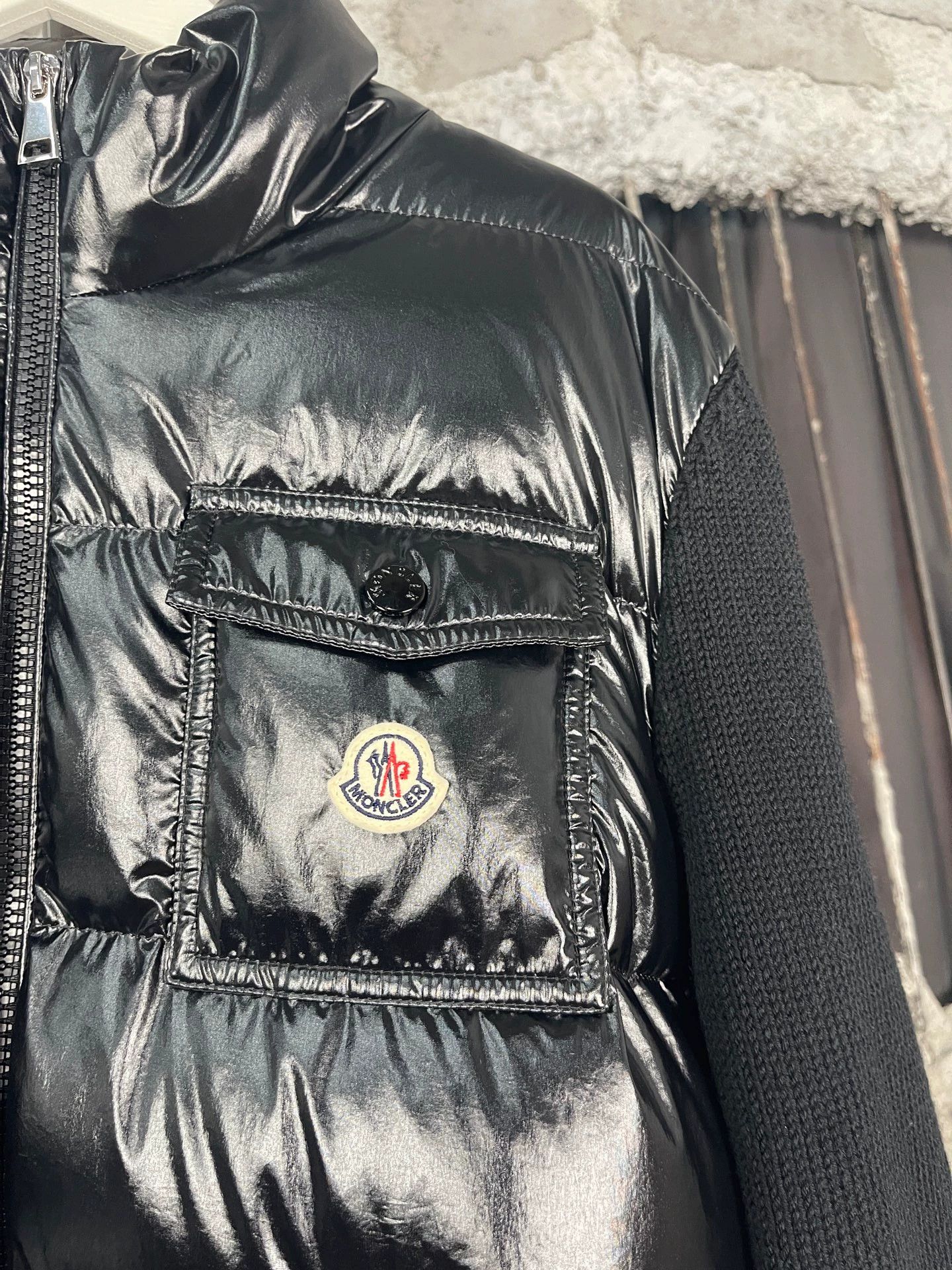 Moncler Moncler Wool Paneled Down Jacket L Size L / US 10 / IT 46 - 5 Thumbnail