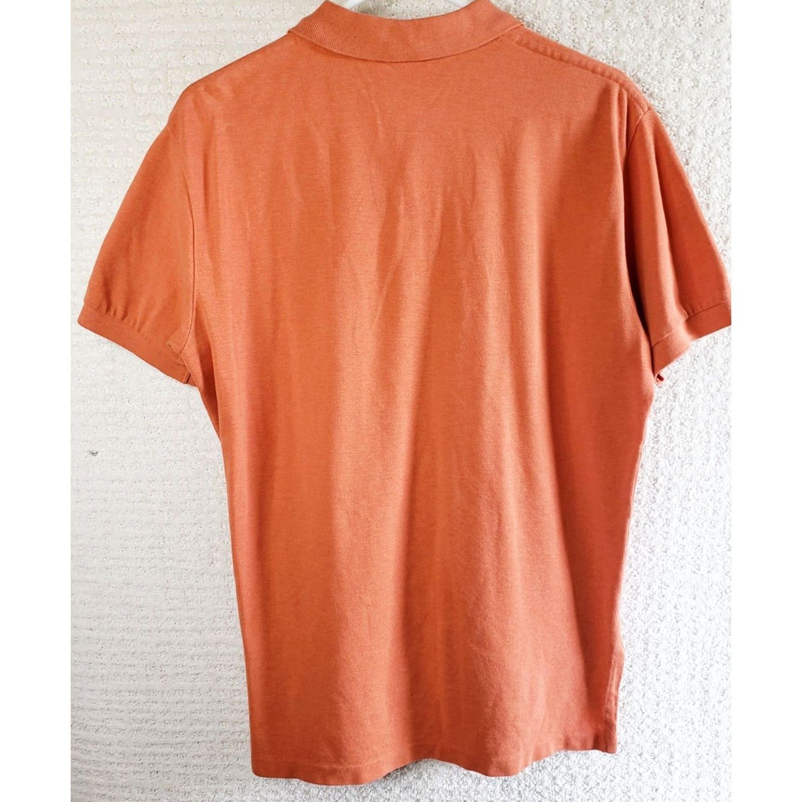 Polo Ralph Lauren Polo Ralph Lauren Polo Shirt Men M Short Sleeve Orange Melon Pony Logo Classic Fit Size US M / EU 48-50 / 2 - 6 Thumbnail