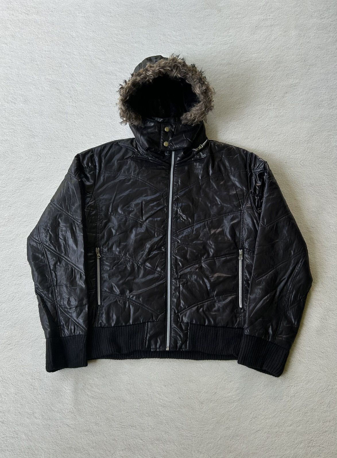 Tornado Mart 2000s Semanticdesign Fur Jacket Size US L / EU 52-54 / 3 - 3 Thumbnail