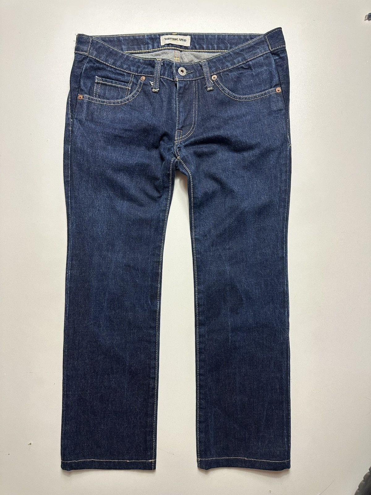 Bape Vintage Bape Embroidered Jeans Size 28" / US 6 / IT 42 - 14 Thumbnail