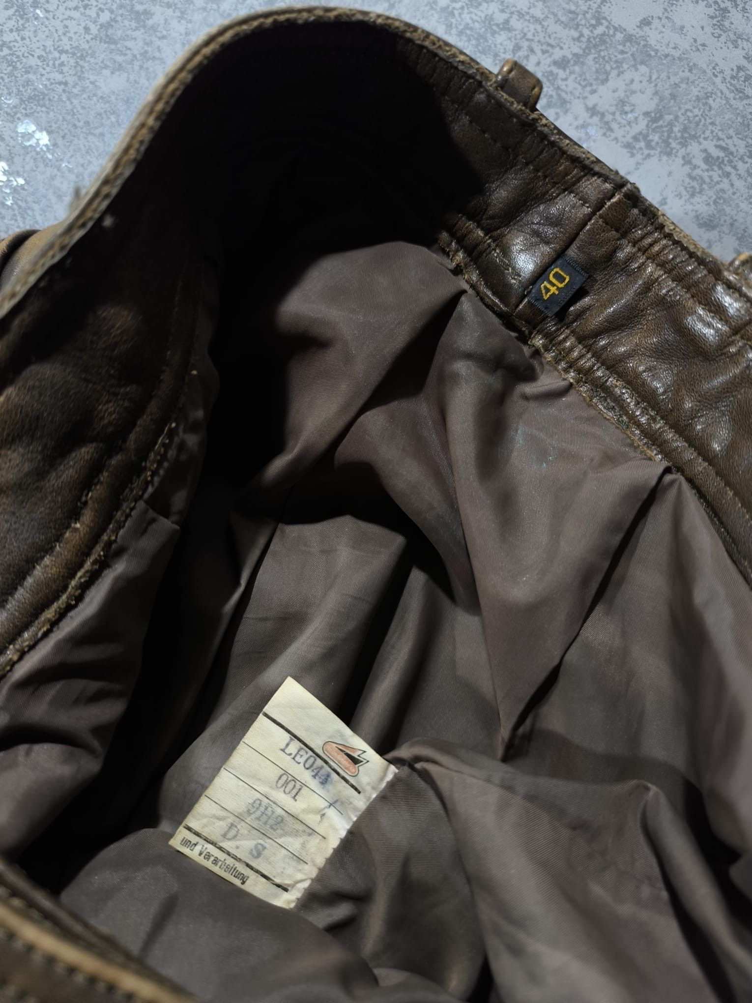 Japanese Brand Vtg Kmrii Type String Faded Distressed Western Leather Pants Size US 28 / EU 44 - 7 Thumbnail