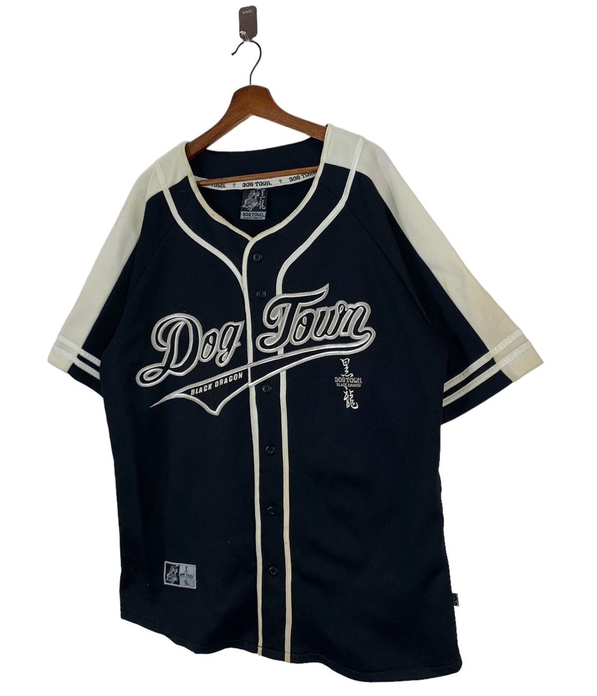 Dogtown 🔥🔥VINTAGE DOG TOWN BASEBALL JERSEY Size US XL / EU 56 / 4 - 2 Thumbnail