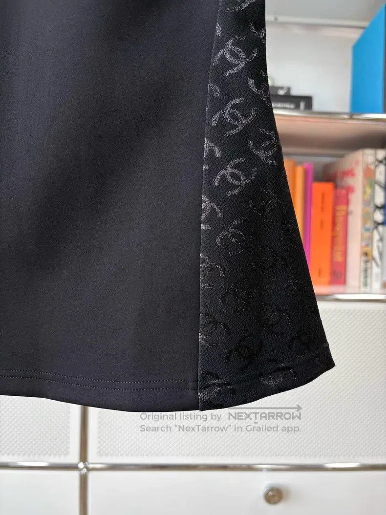 Chanel Chanel 24C black stitching double C dark pattern fine flas Size XS / US 0-2 / IT 36-38 - 4 Thumbnail