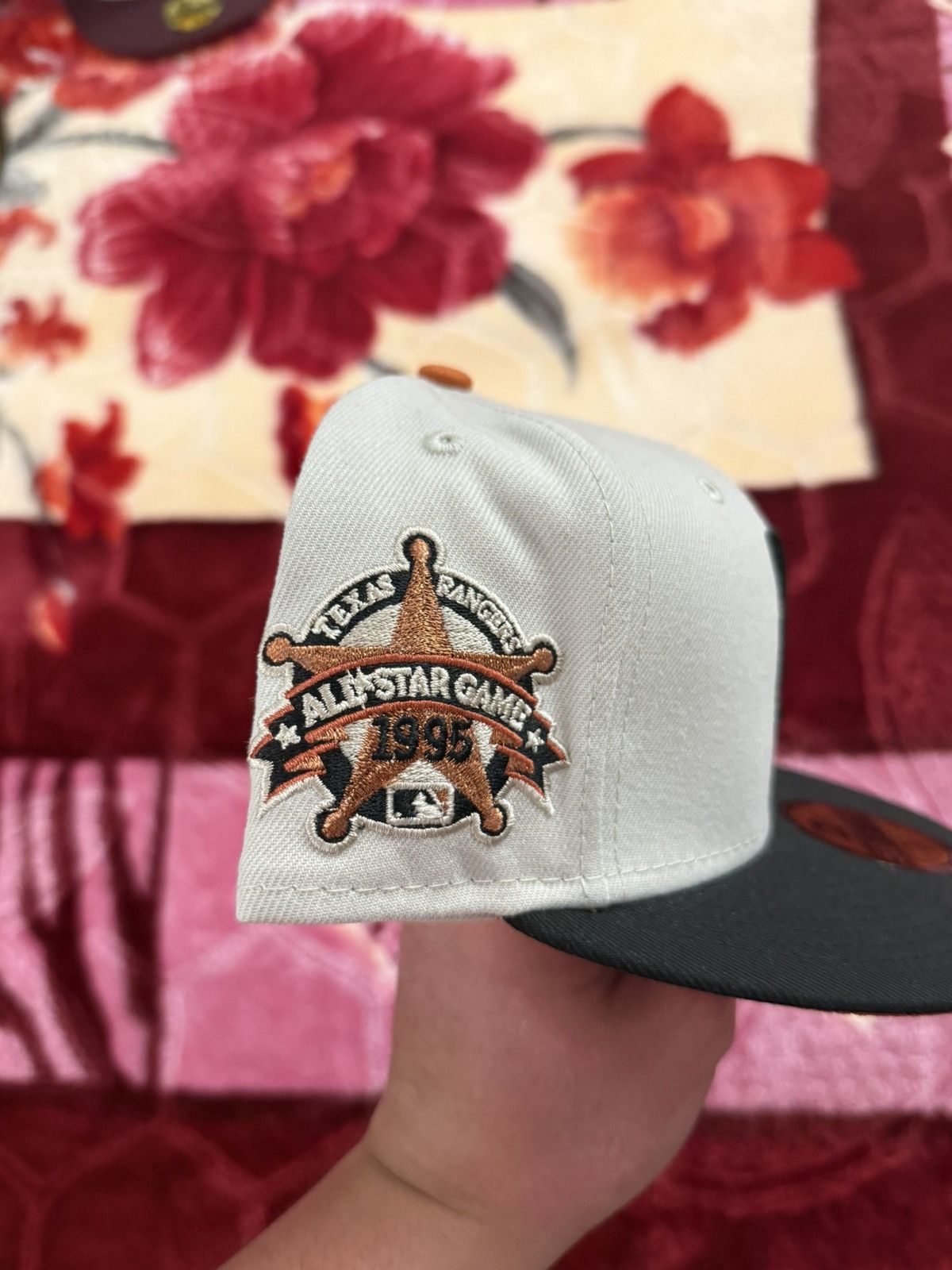 New Era Mag Park Texas Rangers Night Club 1995 ASG Fitted Size 7 1/2 Size ONE SIZE - 3 Thumbnail