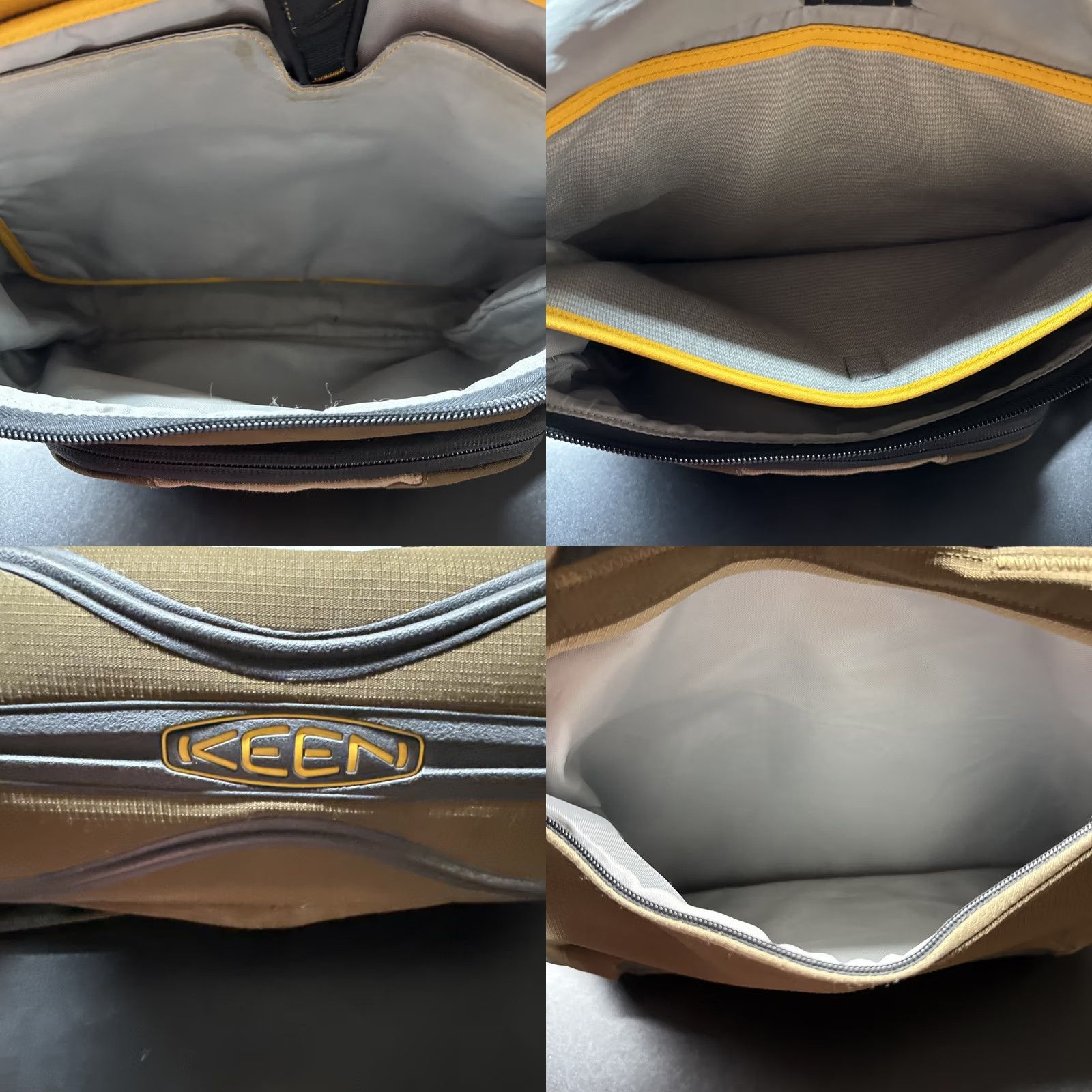 KEEN Keen Hybrid Transport Large Brown Crossbody Messenger Satchel Laptop Bag Mens Large Brown Canvas Transportation Laptop Bag KEEN Hybrid Transport Size ONE SIZE - 8 Thumbnail