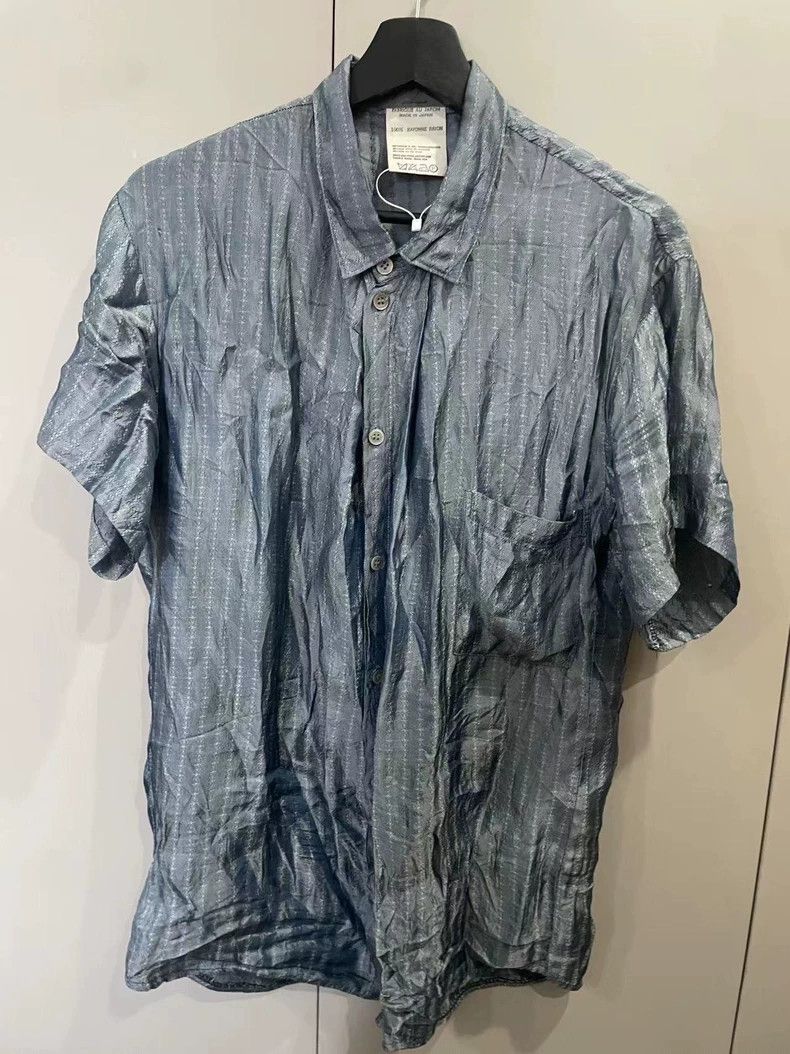 Yohji Yamamoto Yohji Yamamoto 87ss short sleeve shirt 2502-Nextarrow Size US S / EU 44-46 / 1 - 3 Thumbnail
