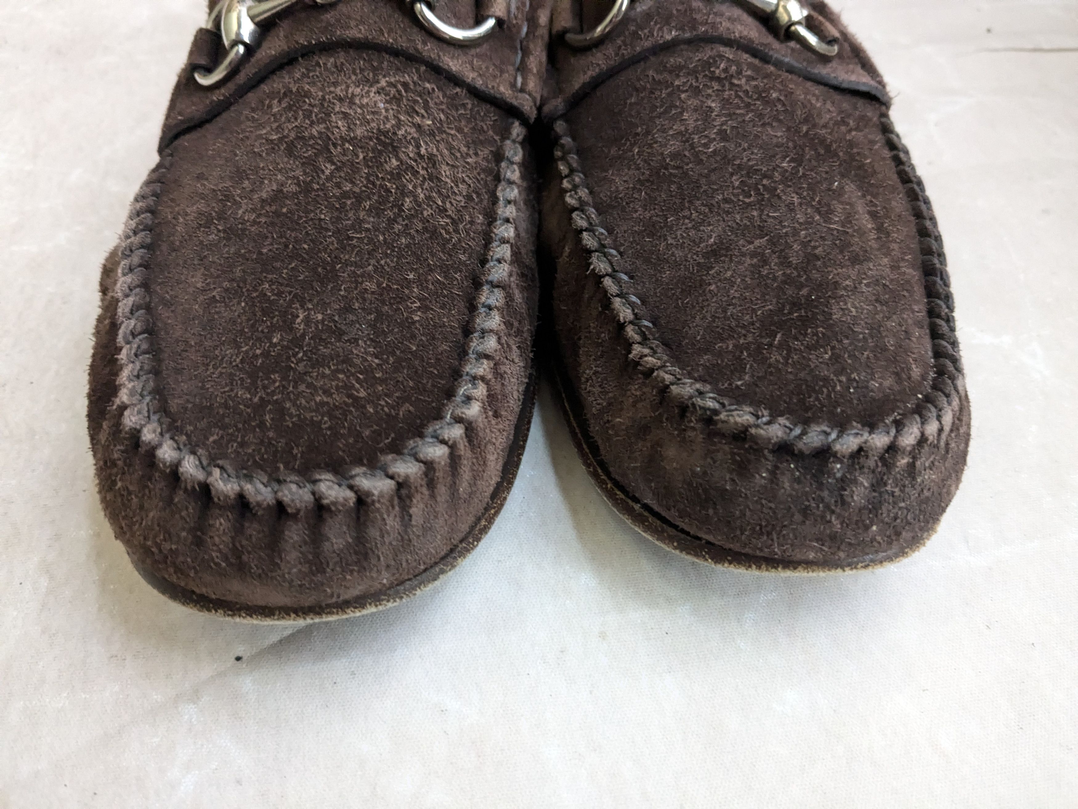 Gucci Gucci Horsebit Loafers Brown Suede Leather 9.5 Size US 9.5 / EU 42-43 - 4 Thumbnail