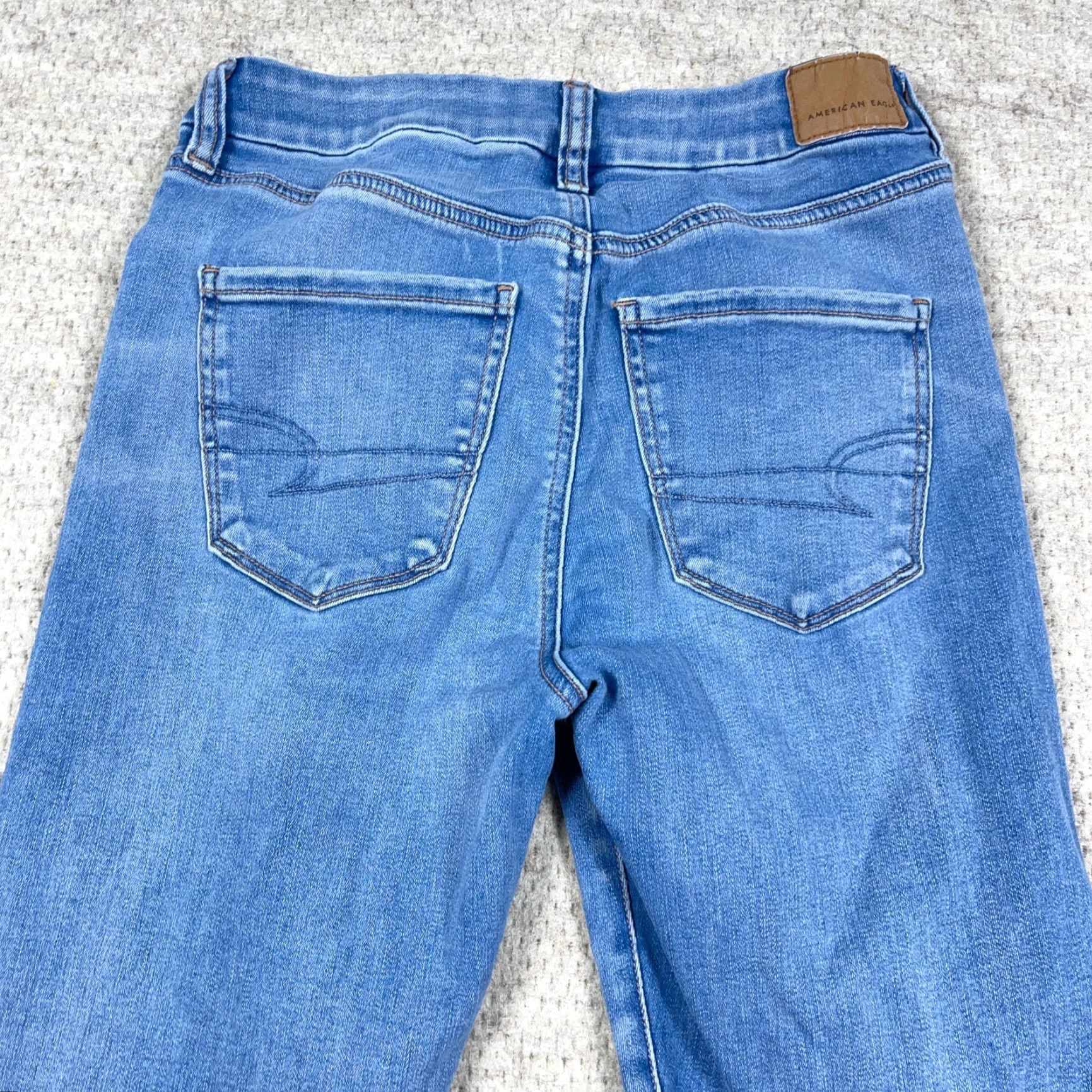 American Eagle Outfitters American Eagle Outfitters Jeans 4 Long Blue Jegging Womens Size 27" / US 4 / IT 40 - 6 Thumbnail