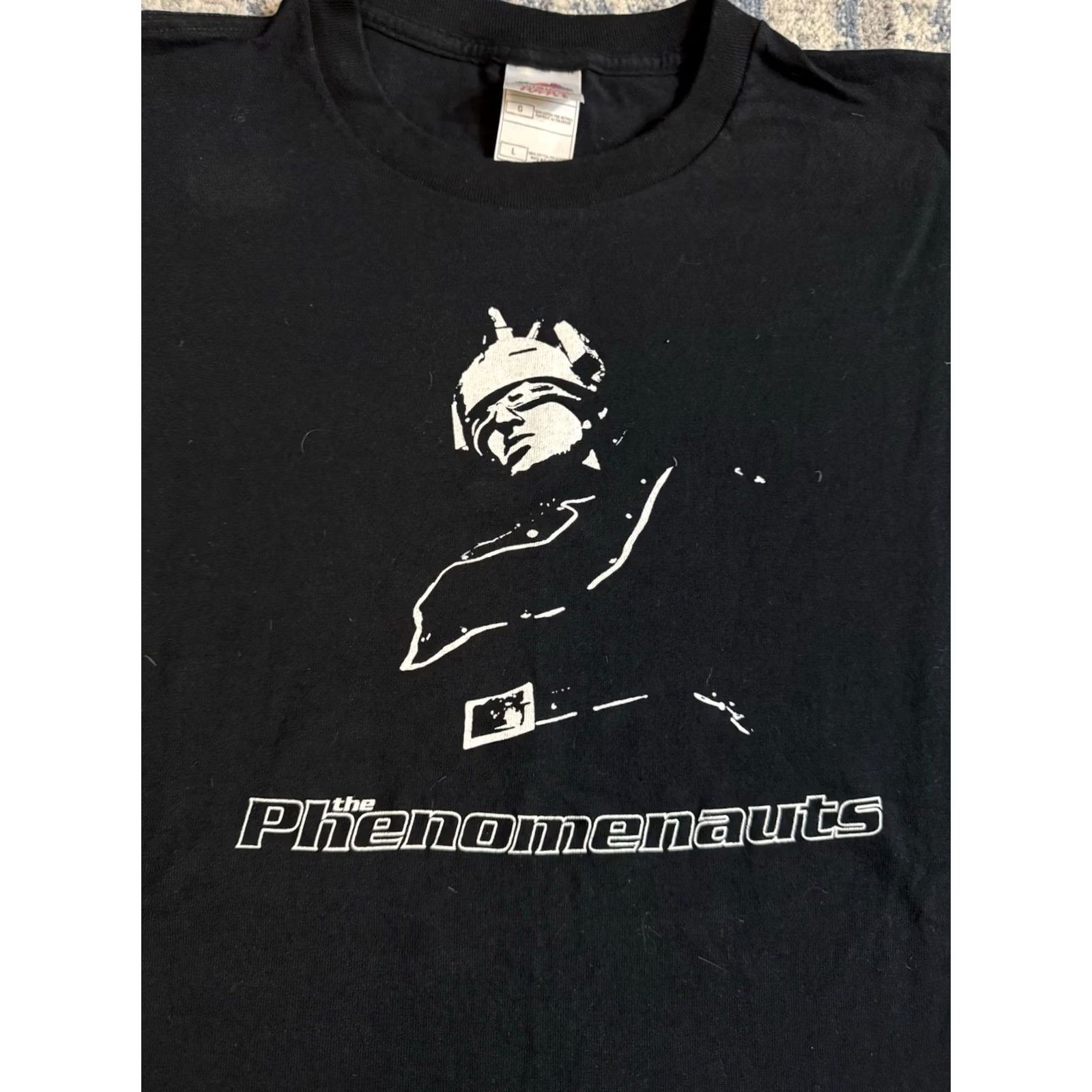 Fruit Of The Loom VINTAGE The Phenomenauts Rockets And Robots T Shirt L Black Cotton Logo Rocketeer Band Punk Surf Sci-fi 2000s Men Mens Signature Fruit of the Loom Size US L / EU 52-54 / 3 - 2 Thumbnail