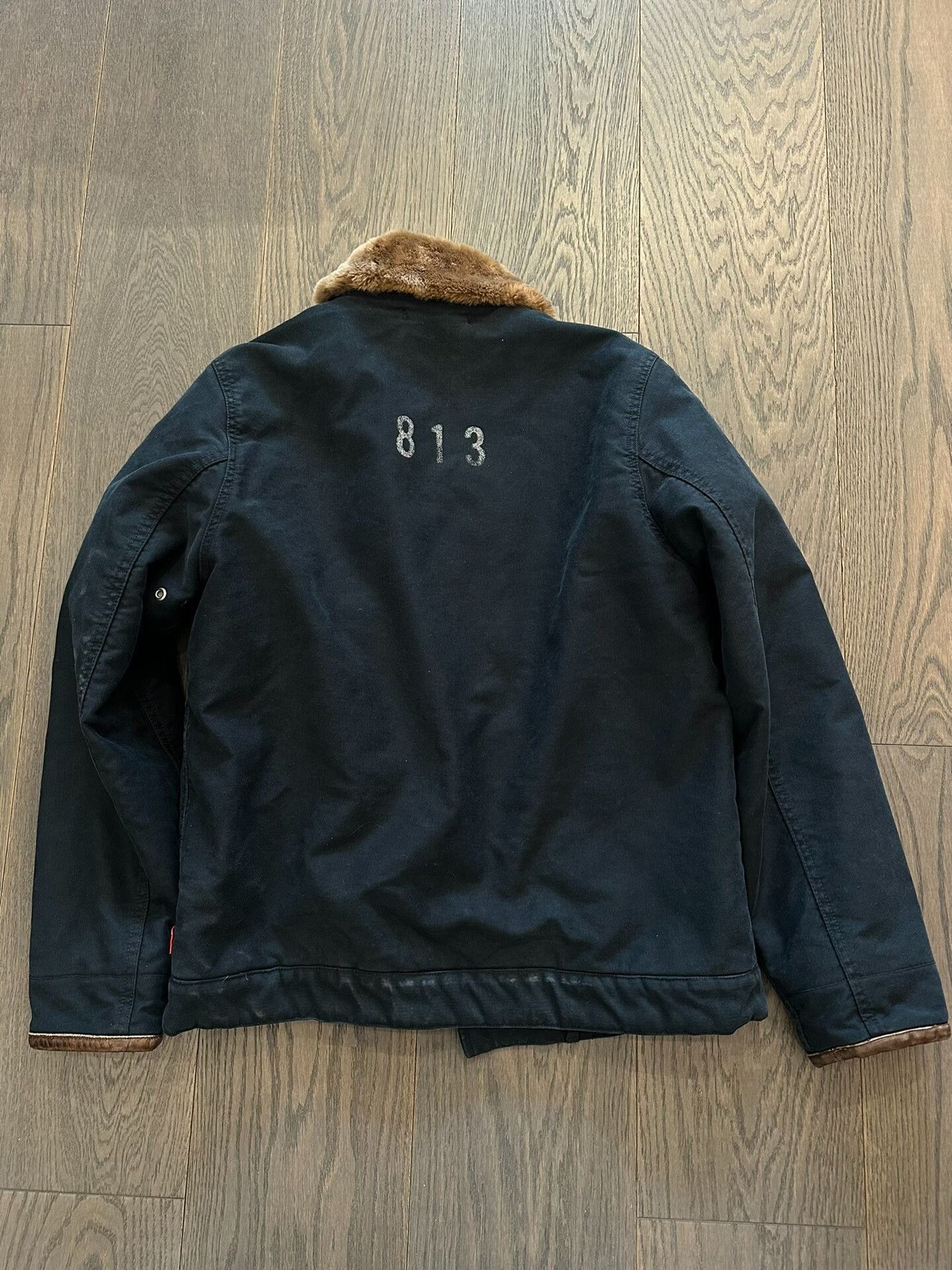 Wtaps wtaps 813 N1 jacket with fur collar Size US XL / EU 56 / 4 - 2 Thumbnail
