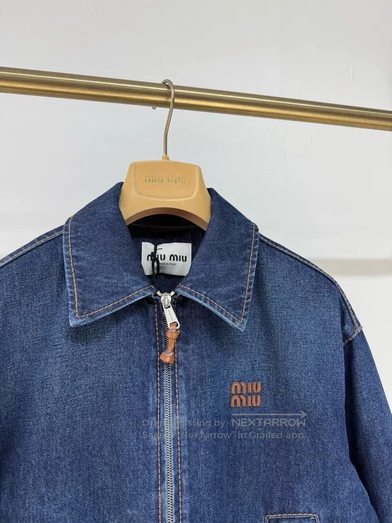 Miu Miu Miu Miu 36 Denim denim jacket Size S / US 4 / IT 40 - 2 Thumbnail