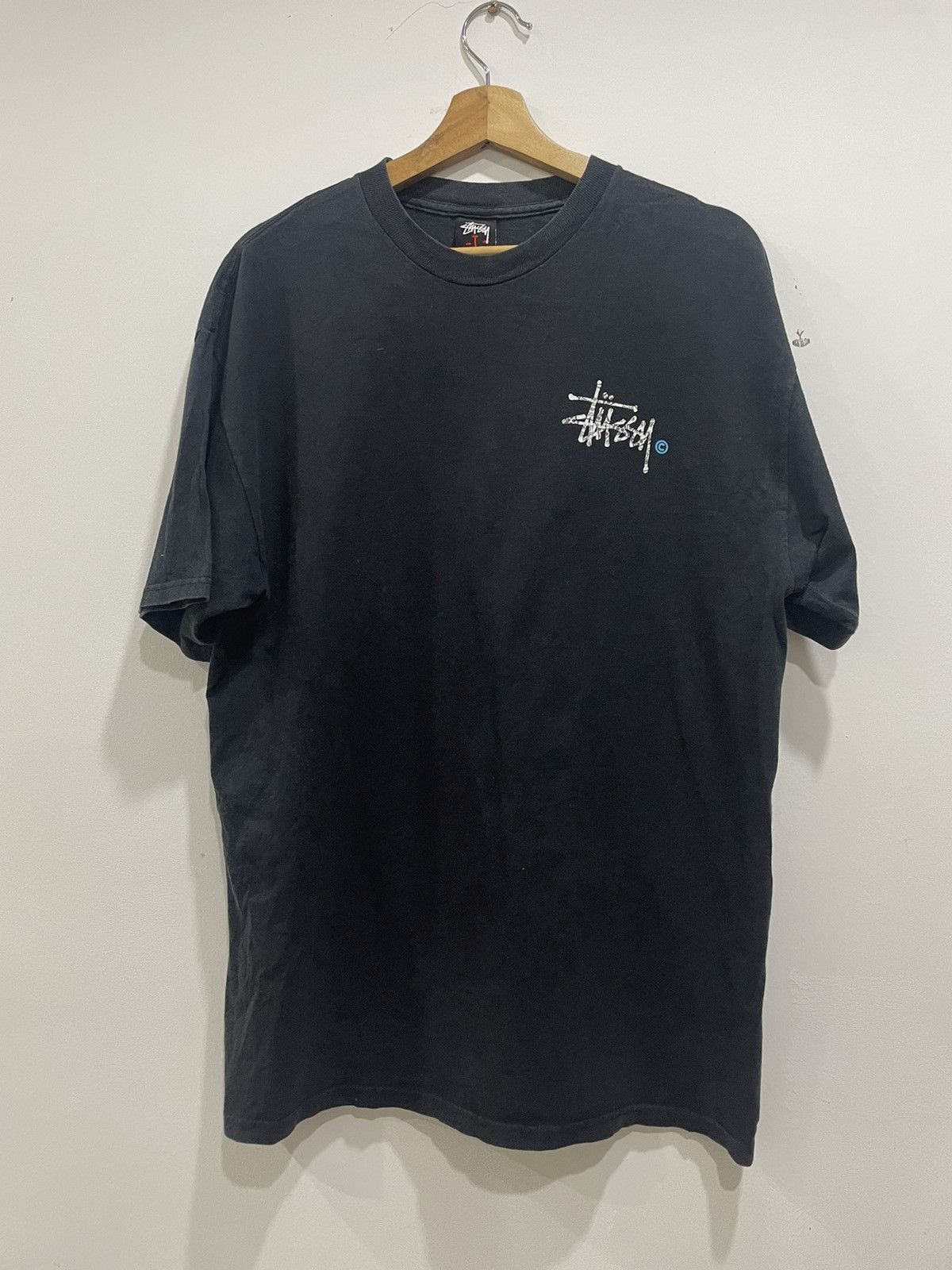 Stussy Vintage Stussy Big Logo Tee Shirt Size US L / EU 52-54 / 3 - 2 Thumbnail