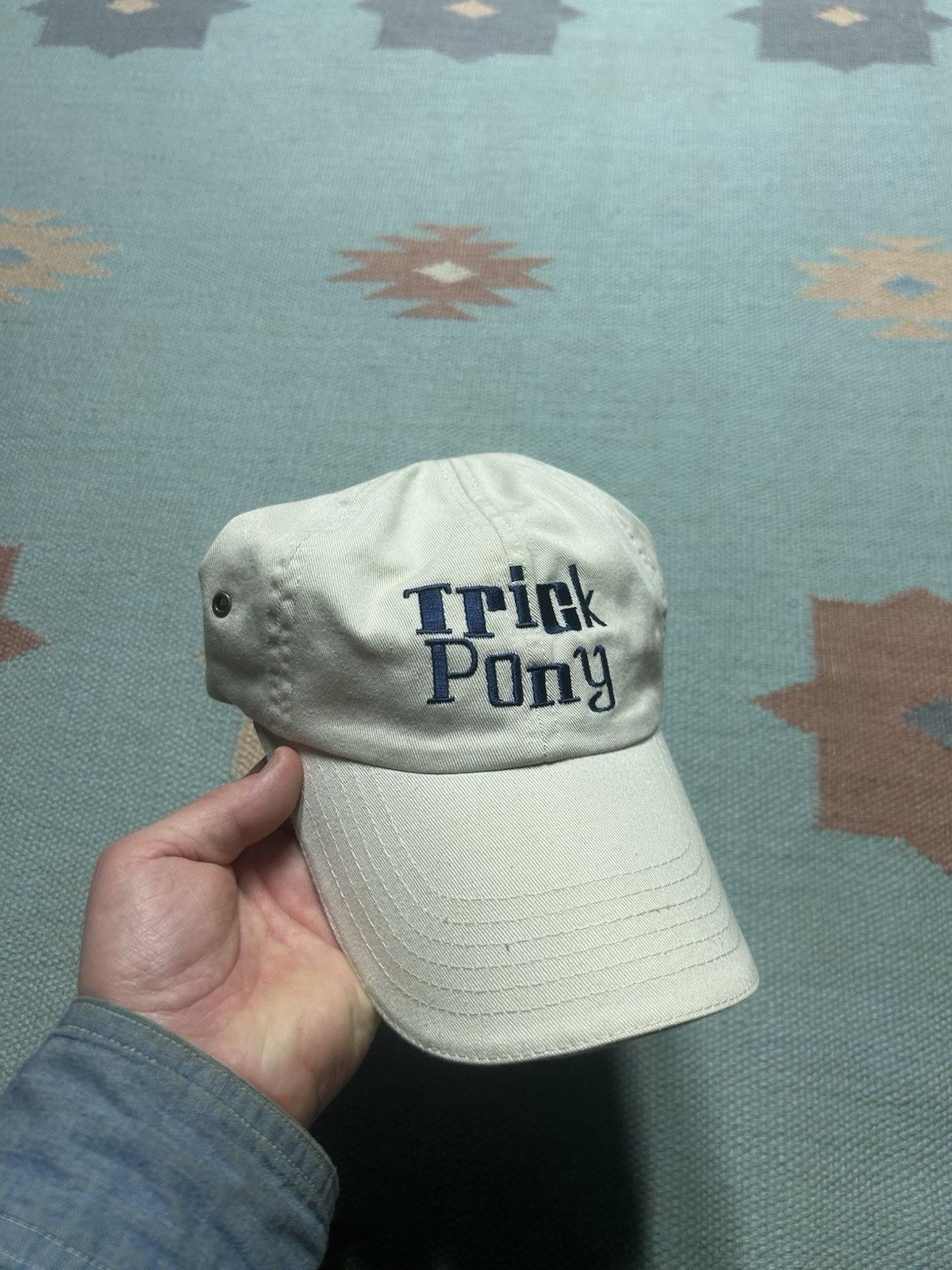 Vintage Vtg strapbac hat dad Trick Pony country music band Nashville Size ONE SIZE - 1 Thumbnail