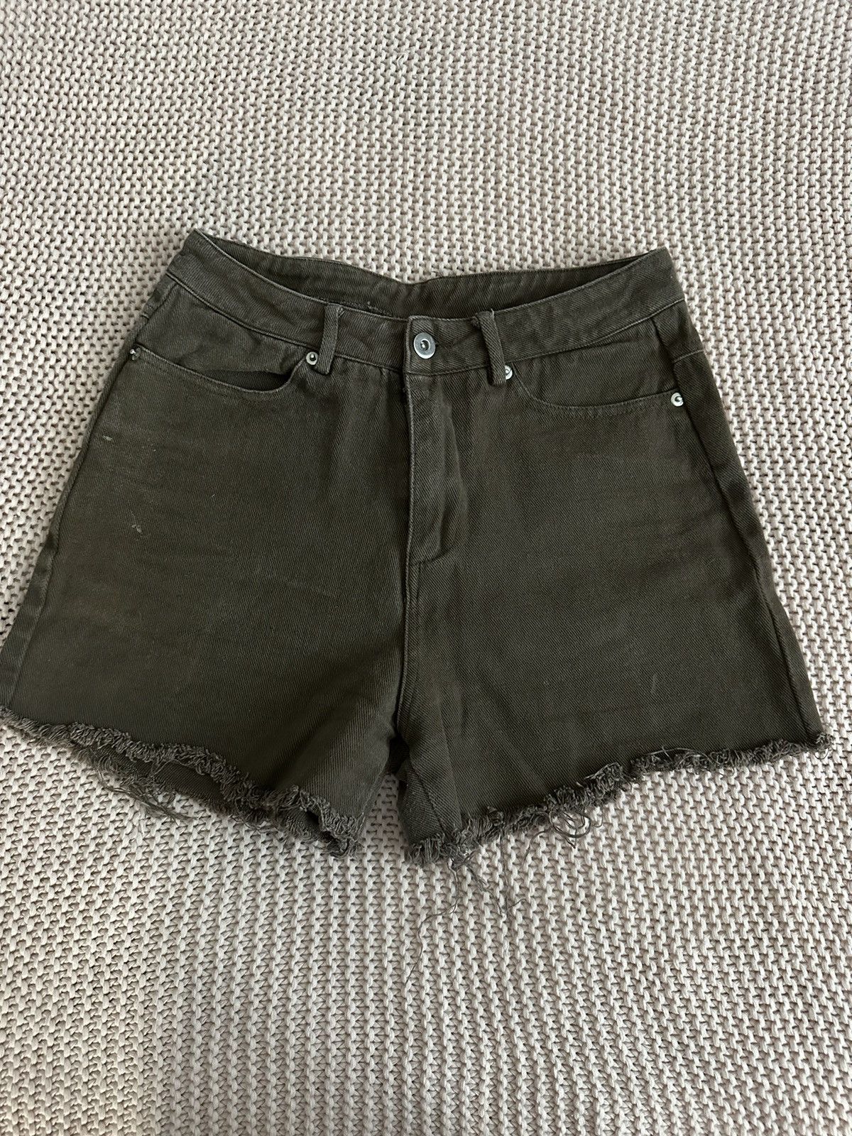 Shein Brown denim shorts | Grailed