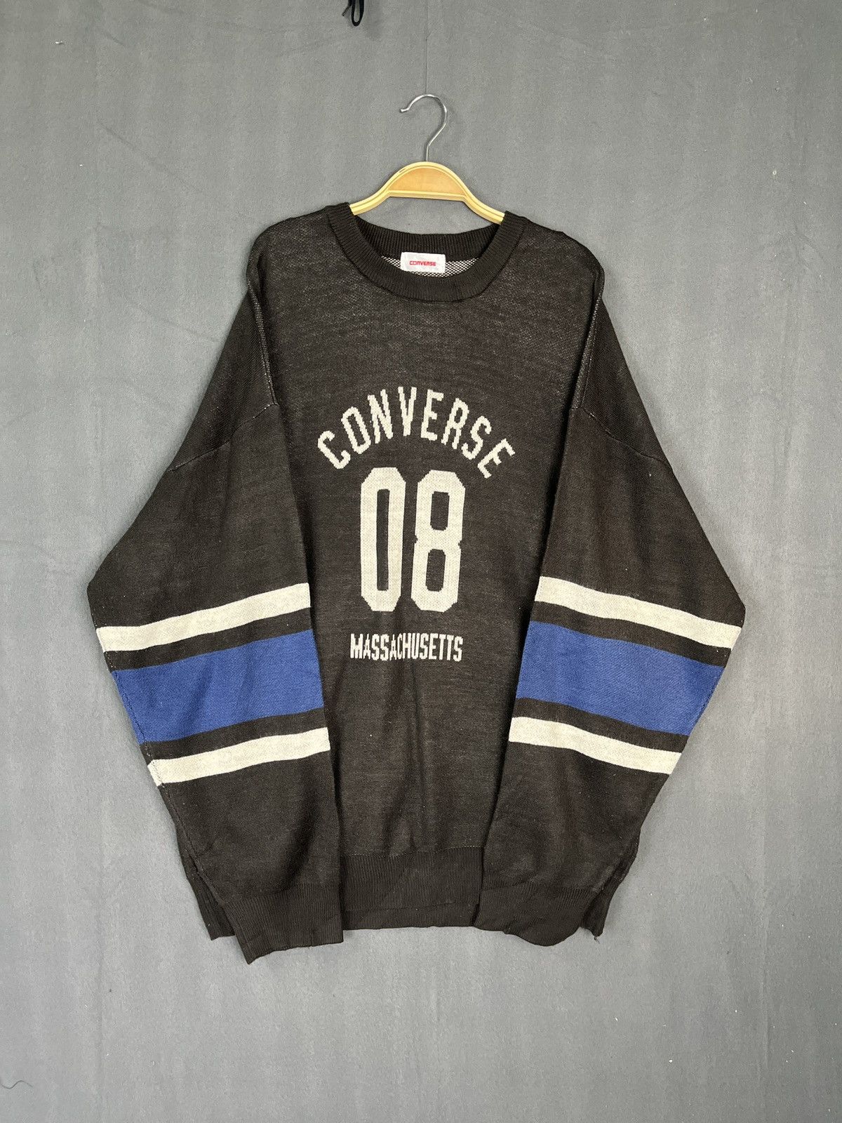 Converse × Japanese Brand Converse Massachusetts Knitted Sweatshirt Size 3L Size US XXL / EU 58 / 5 - 1 Thumbnail